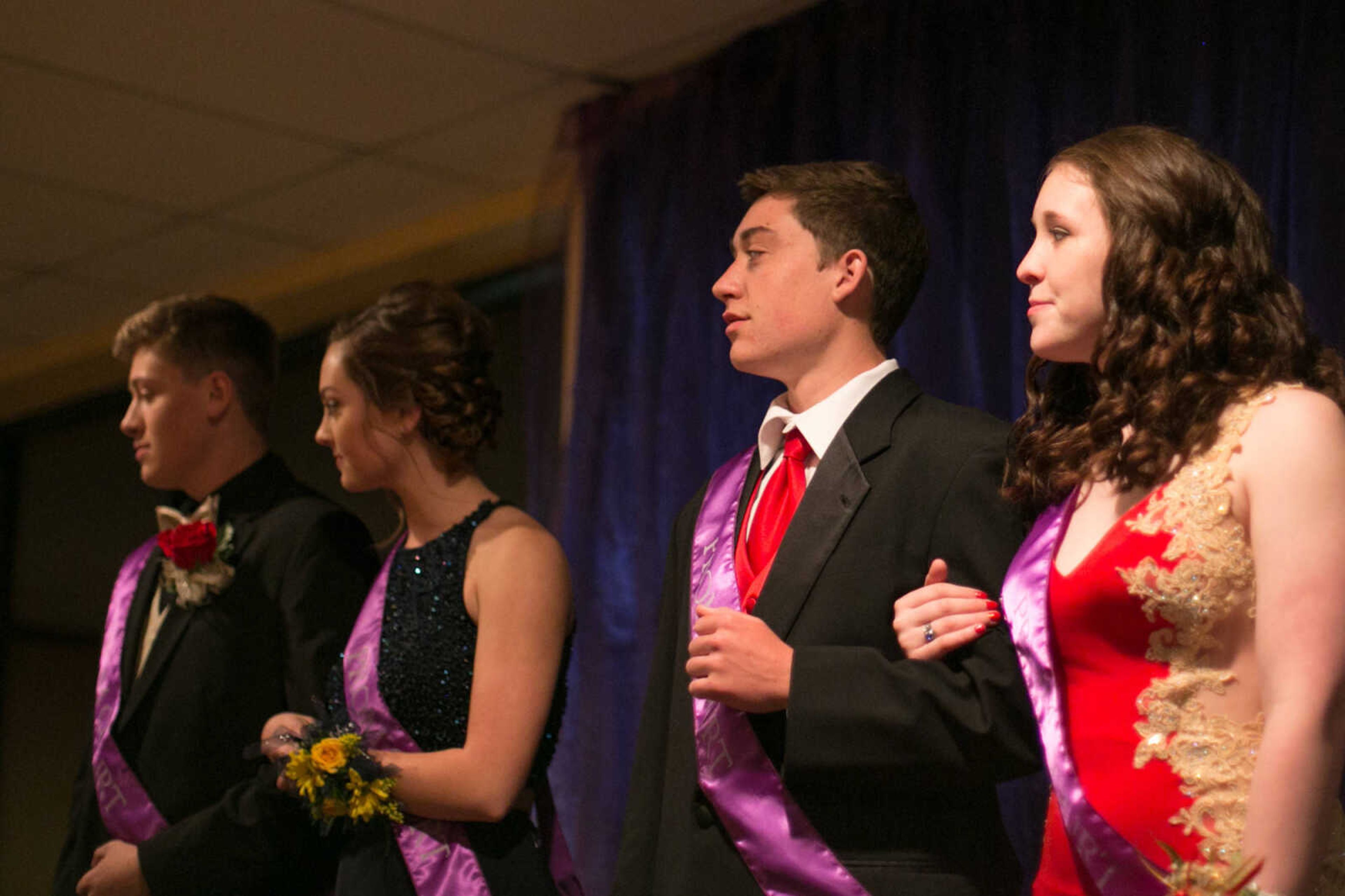 GLENN LANDBERG ~ glandberg@semissourian.com

The crowning of prom king and queen during the Saxony Lutheran High School's "Classique Magnifique" prom, Saturday, April 23, 2016, at the Cape Girardeau Elks Lodge.