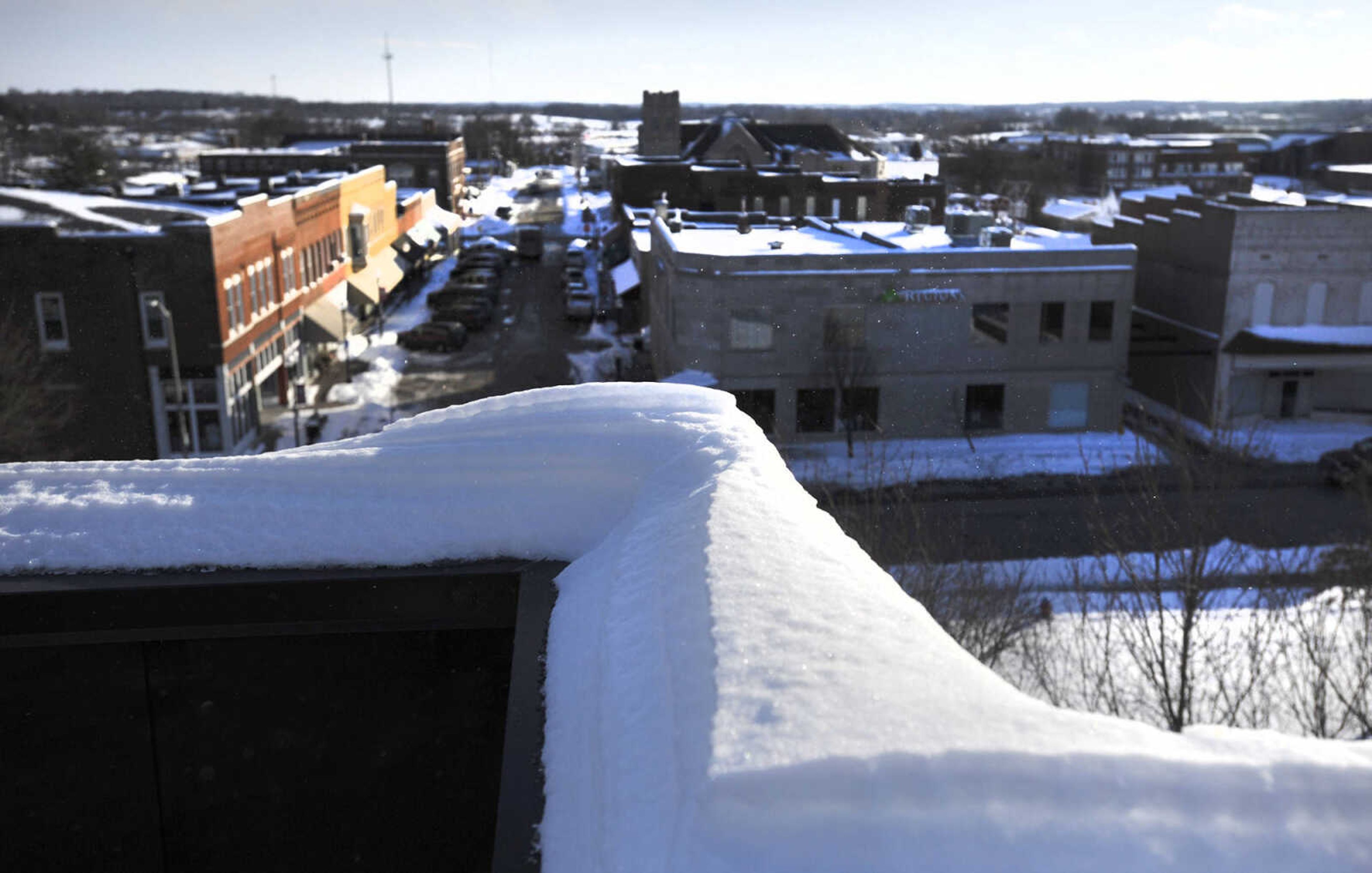 LAURA SIMON ~ lsimon@semissourian.com

A view from the roof of the Cape Girardeau County Courthouse in Jackson, Missouri, Wednesday, Feb. 18, 2015.