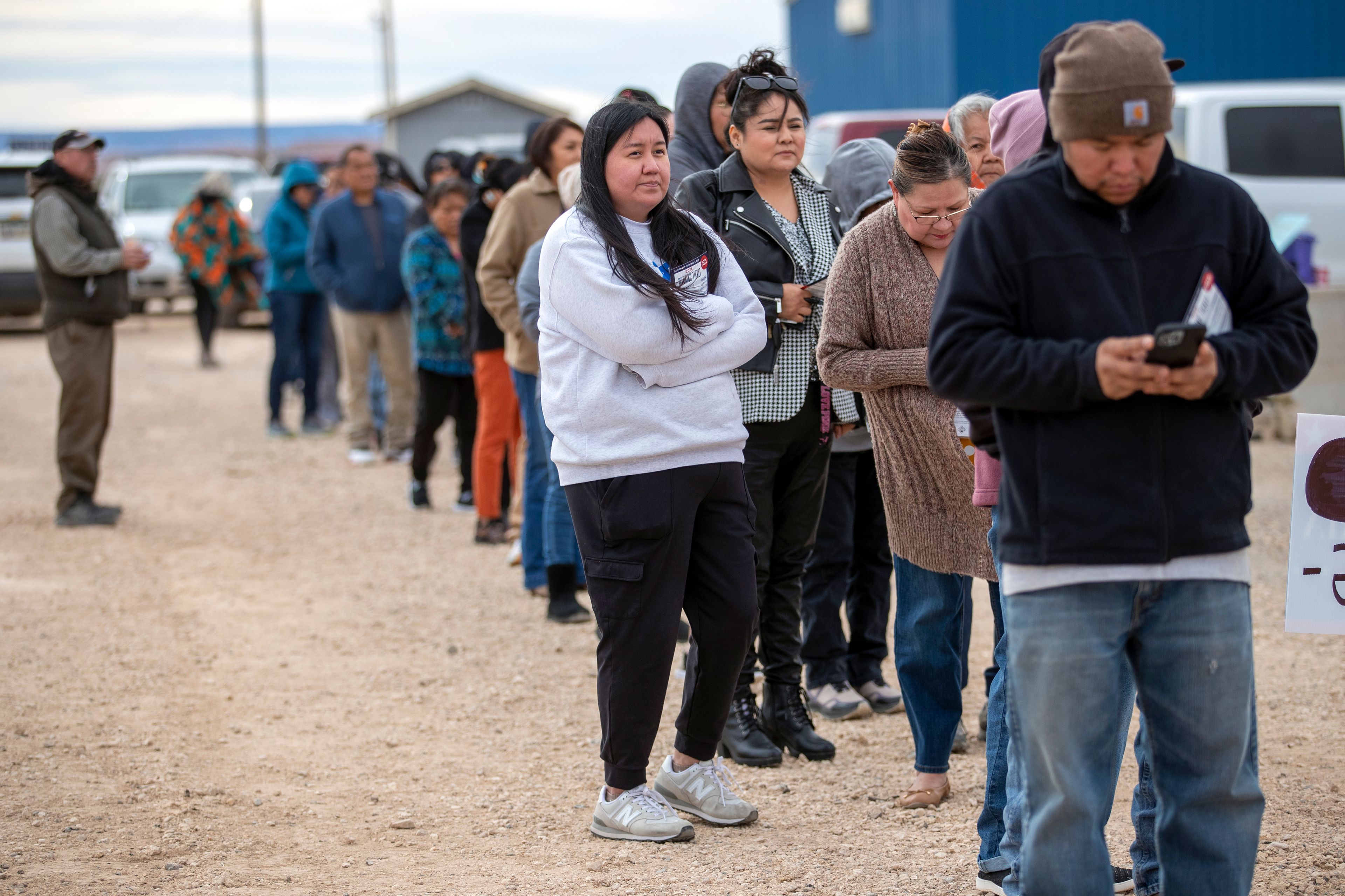 AP VoteCast: Economy ranked as a top issue, but concerns over democracy drove many voters to polls