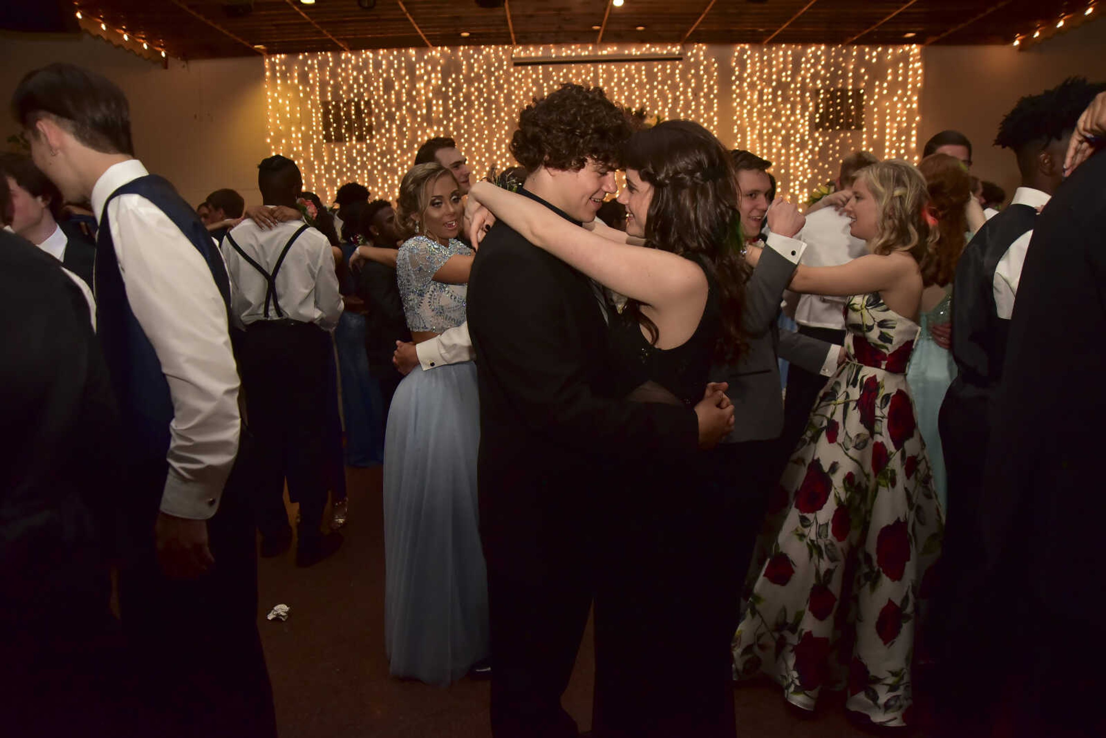 Cape Central students dance during the Cape Girardeau Central prom Saturday, April 29, 2017 at Ray's Plaza Conference Center in Cape Girardeau.