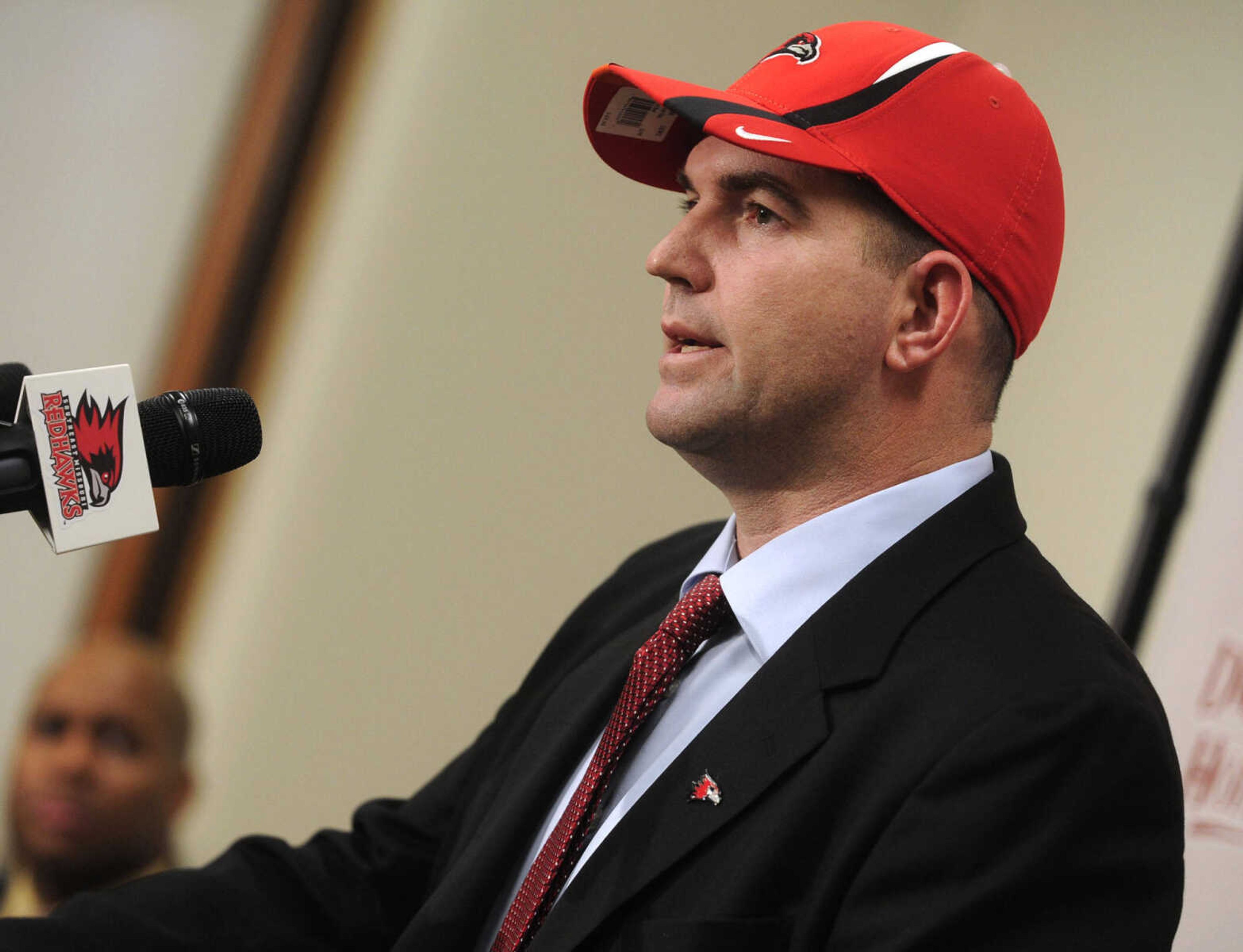 Tom Matukewicz was introduced as Southeast Missouri State's football coach on Dec. 18. (Fred Lynch)