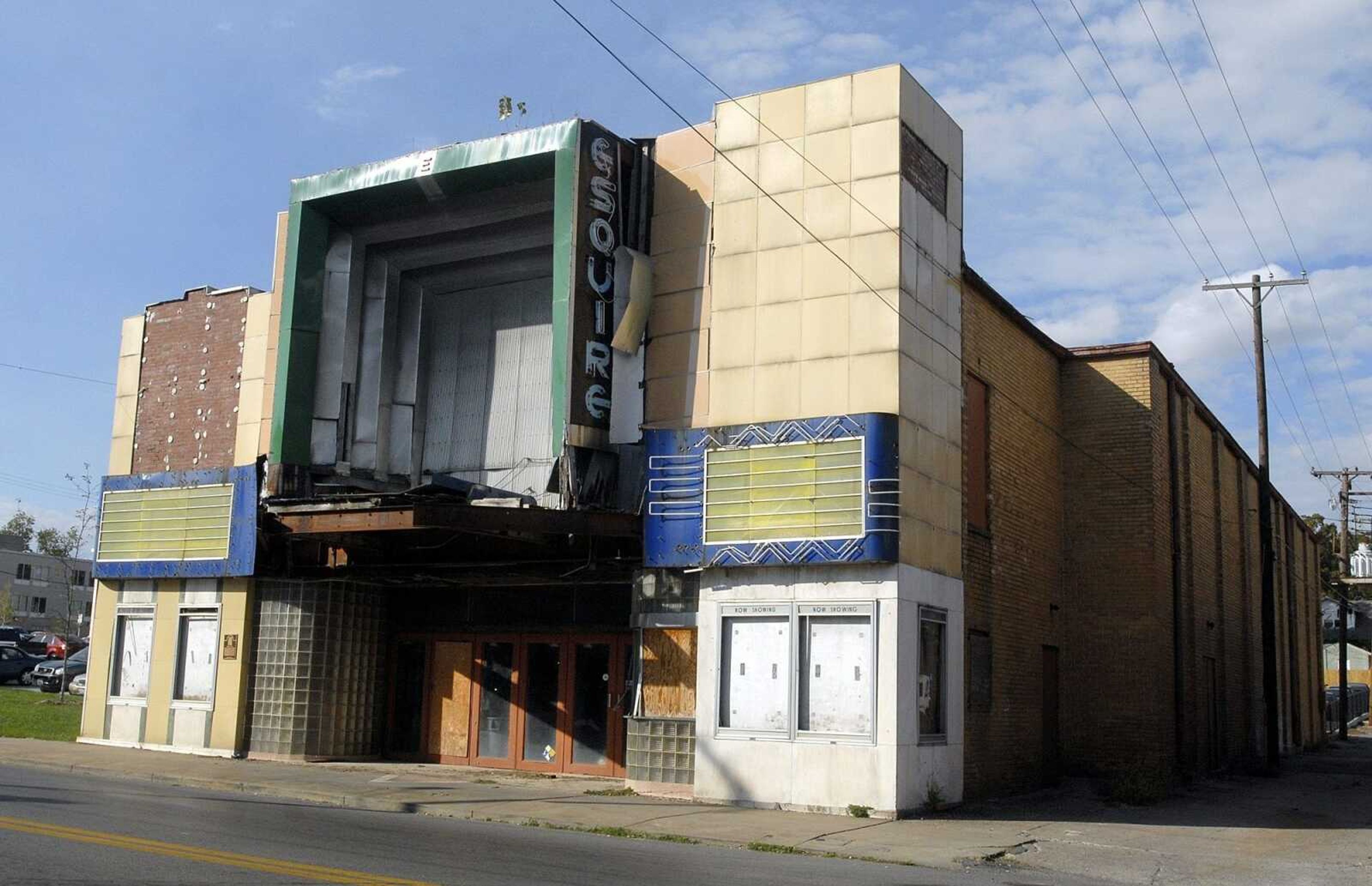 The Esquire Theater at 824 Broadway in Cape Girardeau Tuesday afternoon, October 11, 2011. Plans for the future of the Esquire include showing independent films, student productions and cabaret shows. (Laura Simon)