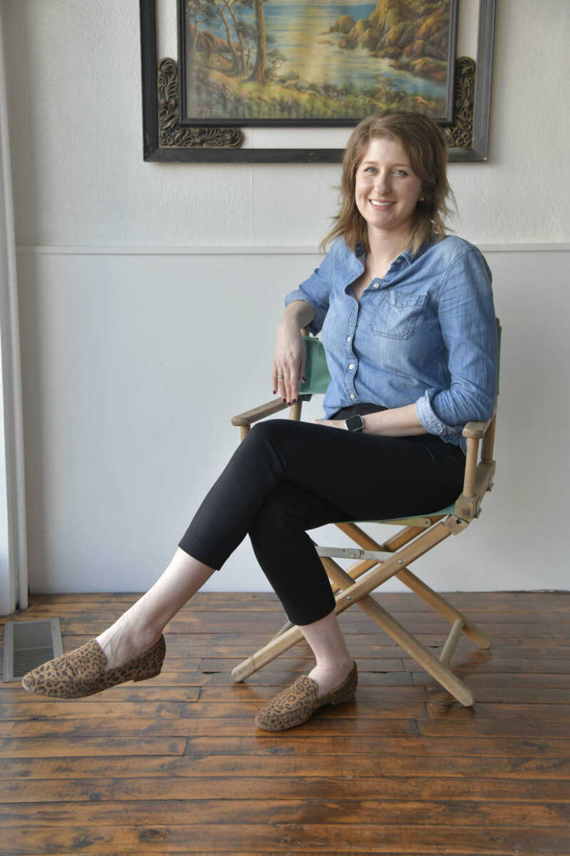 Founder and CEO of Venku, Murielle Gaither, at her office in Cape Girardeau.