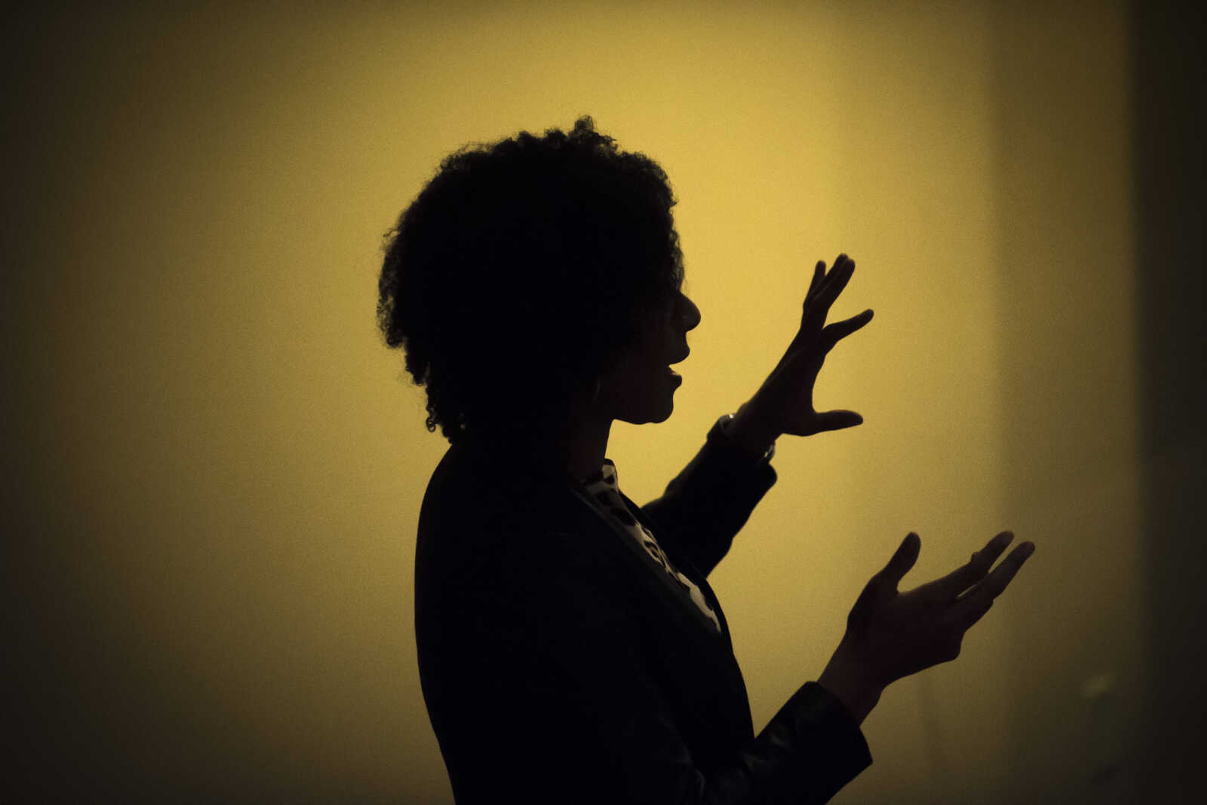 "With sexism its so ingrained most of the time we don't realize it. With racism we are better at identifying it." Zerina Maxwell said while she gives her presentation titled, "The normalization of Hate" during the 21st Michael Davis Lecture Wednesday, Feb. 15, 2017 in Glenn Auditorium on the Campus of Southeast Missouri State University in Cape Girardeau.