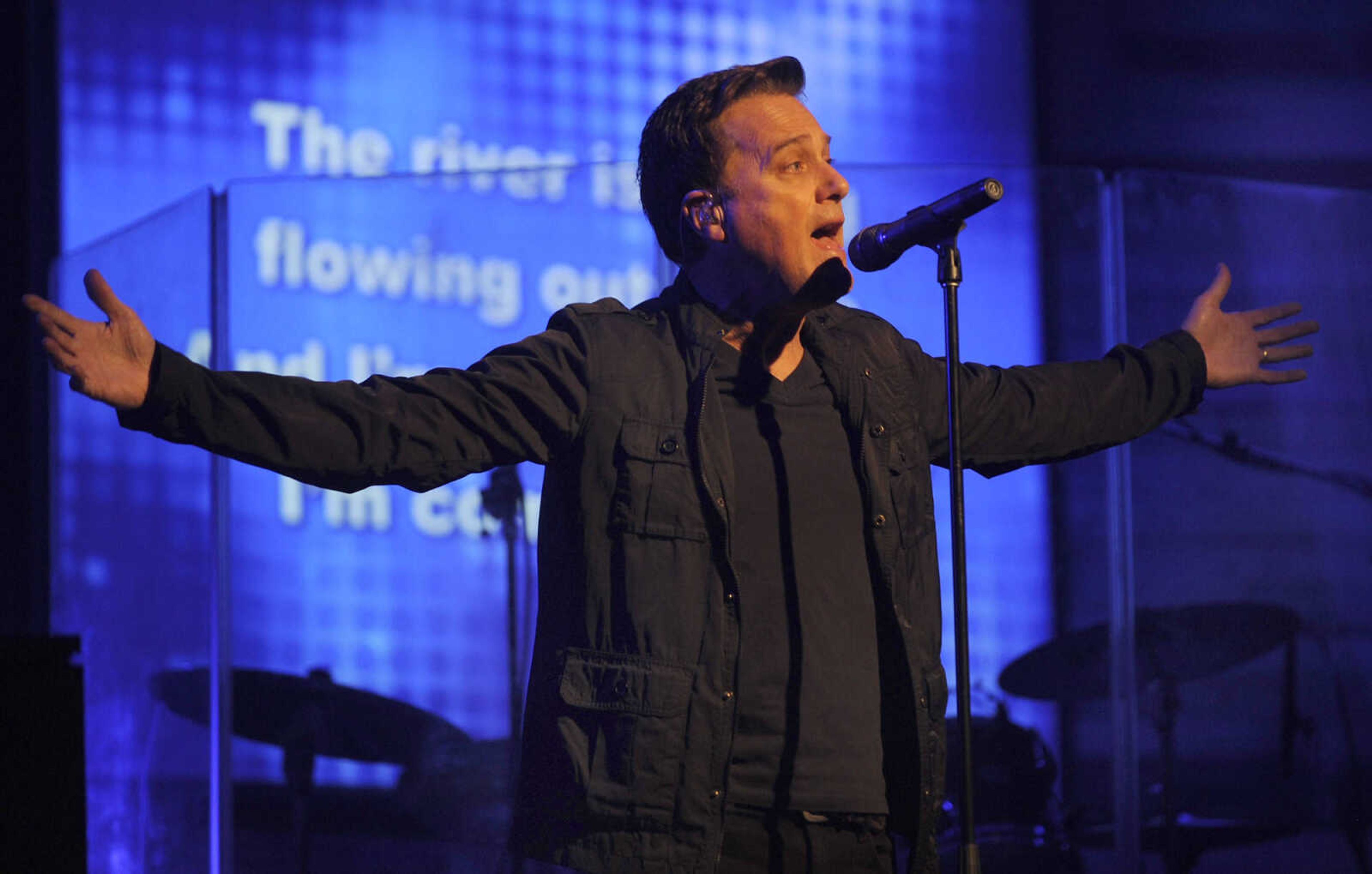 Michael W. Smith performs on his "Sovereign" tour Sunday, Nov. 23, 2014 at Cape First Church in Cape Girardeau.