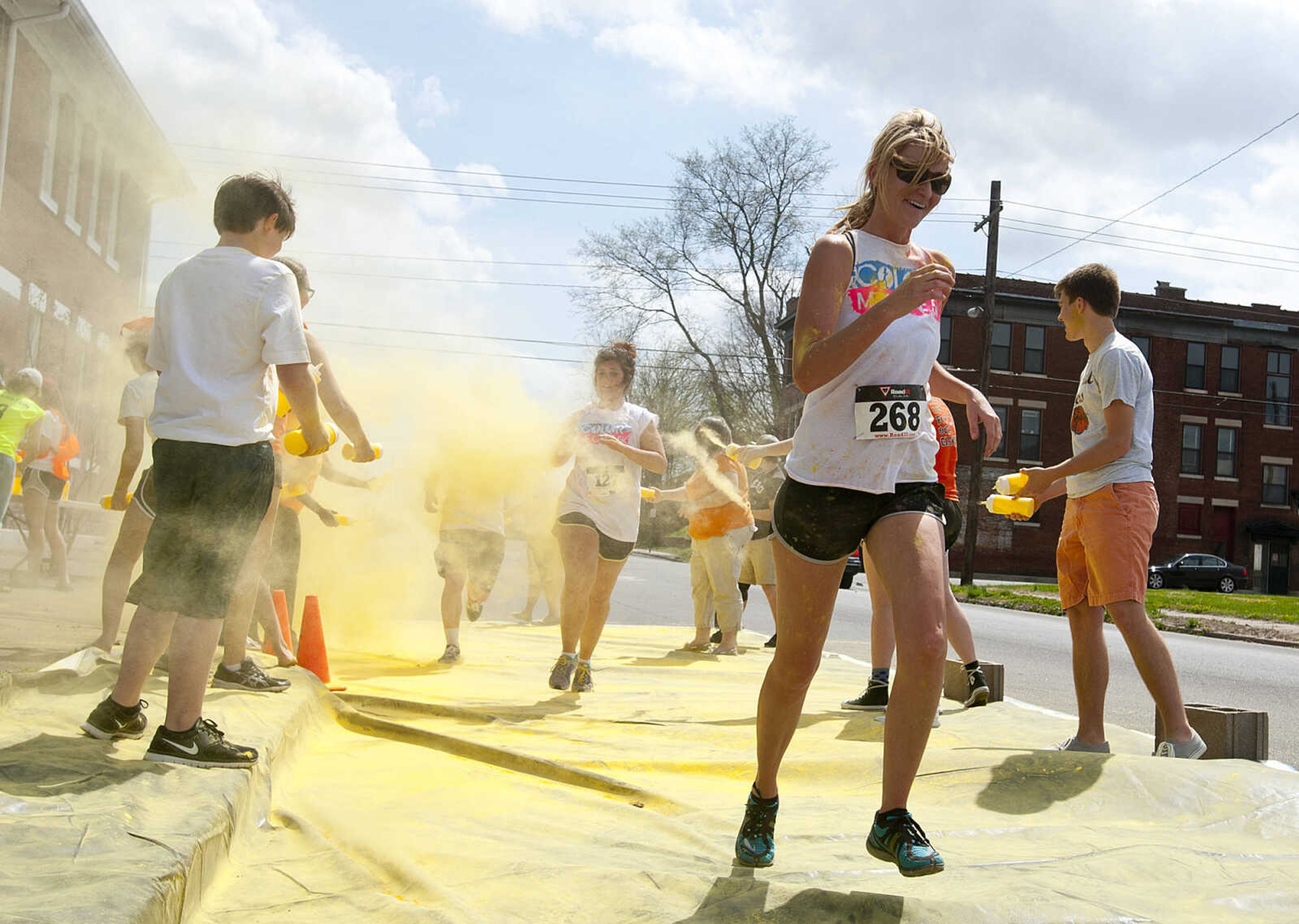 ADAM VOGLER ~ avogler@semissourian.com
The Color Me Cape 5k Saturday, April 12, in Cape Girardeau.