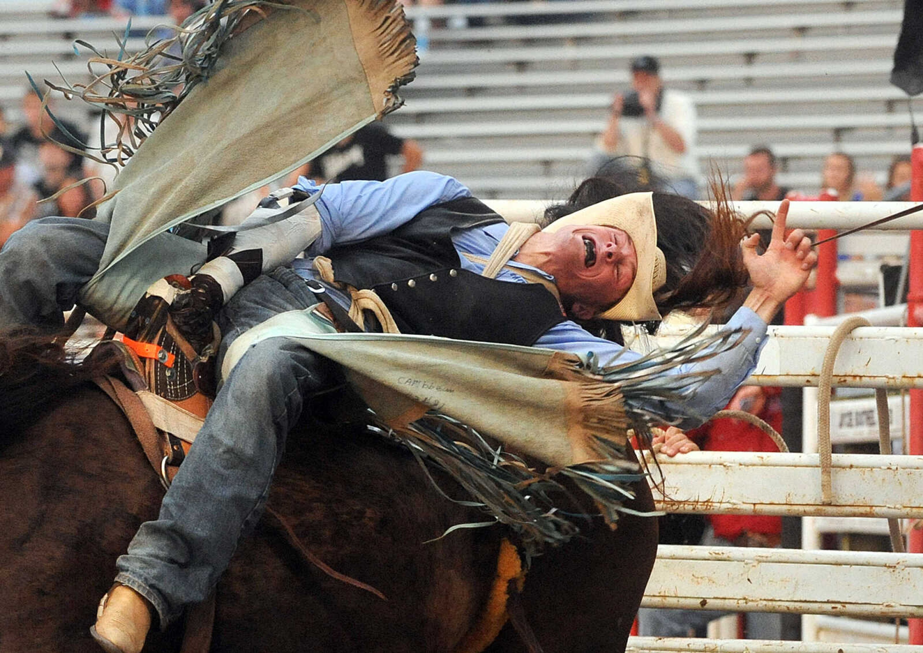 LAURA SIMON ~ lsimon@semissourian.com

Opening night of the Sikeston Jaycee Bootheel Rodeo, Wednesday, Aug. 6, 2014.