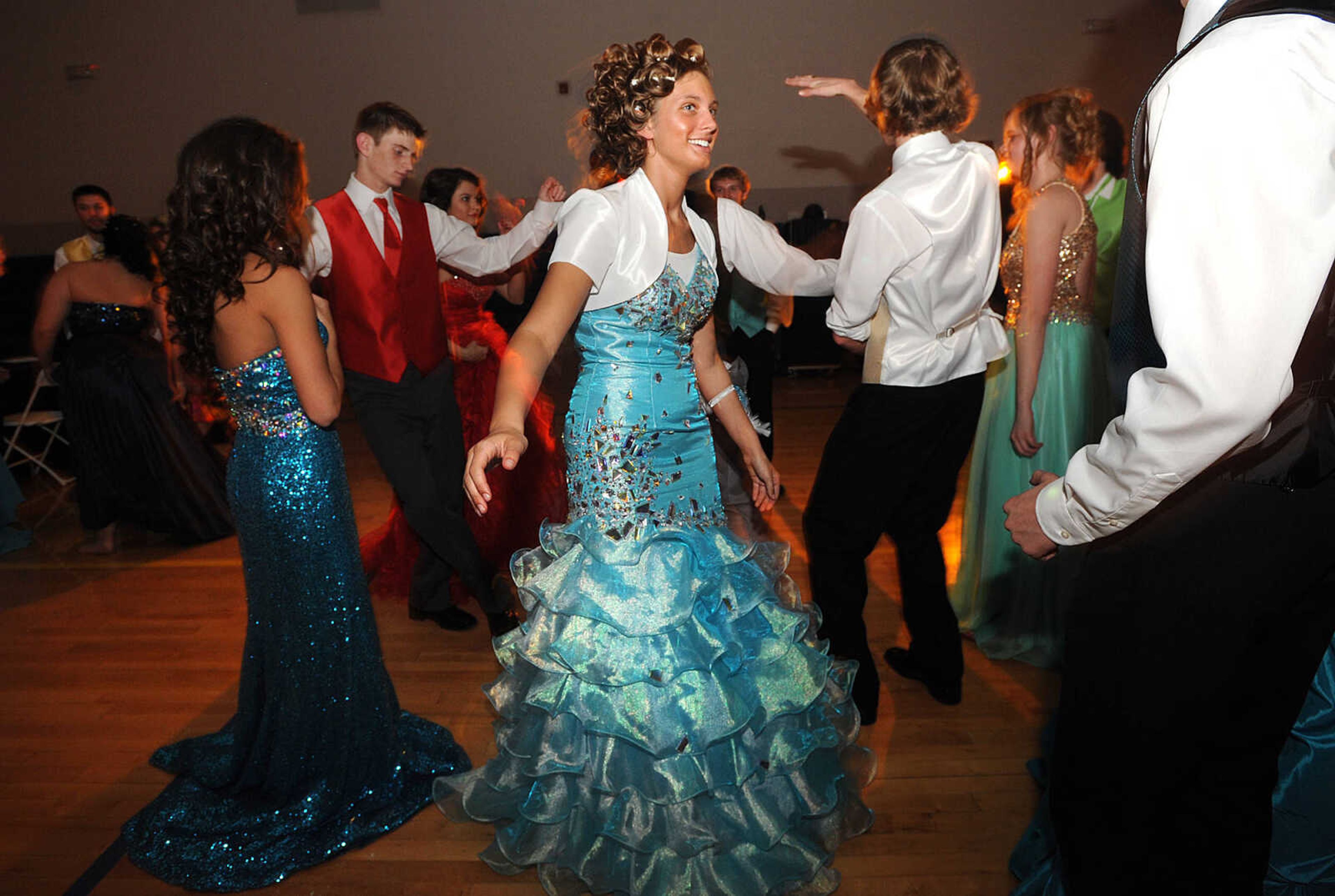 LAURA SIMON ~ lsimon@semissourian.com

Oran High School held its prom Saturday night, April 12, 2014, inside the school's gymnasium.