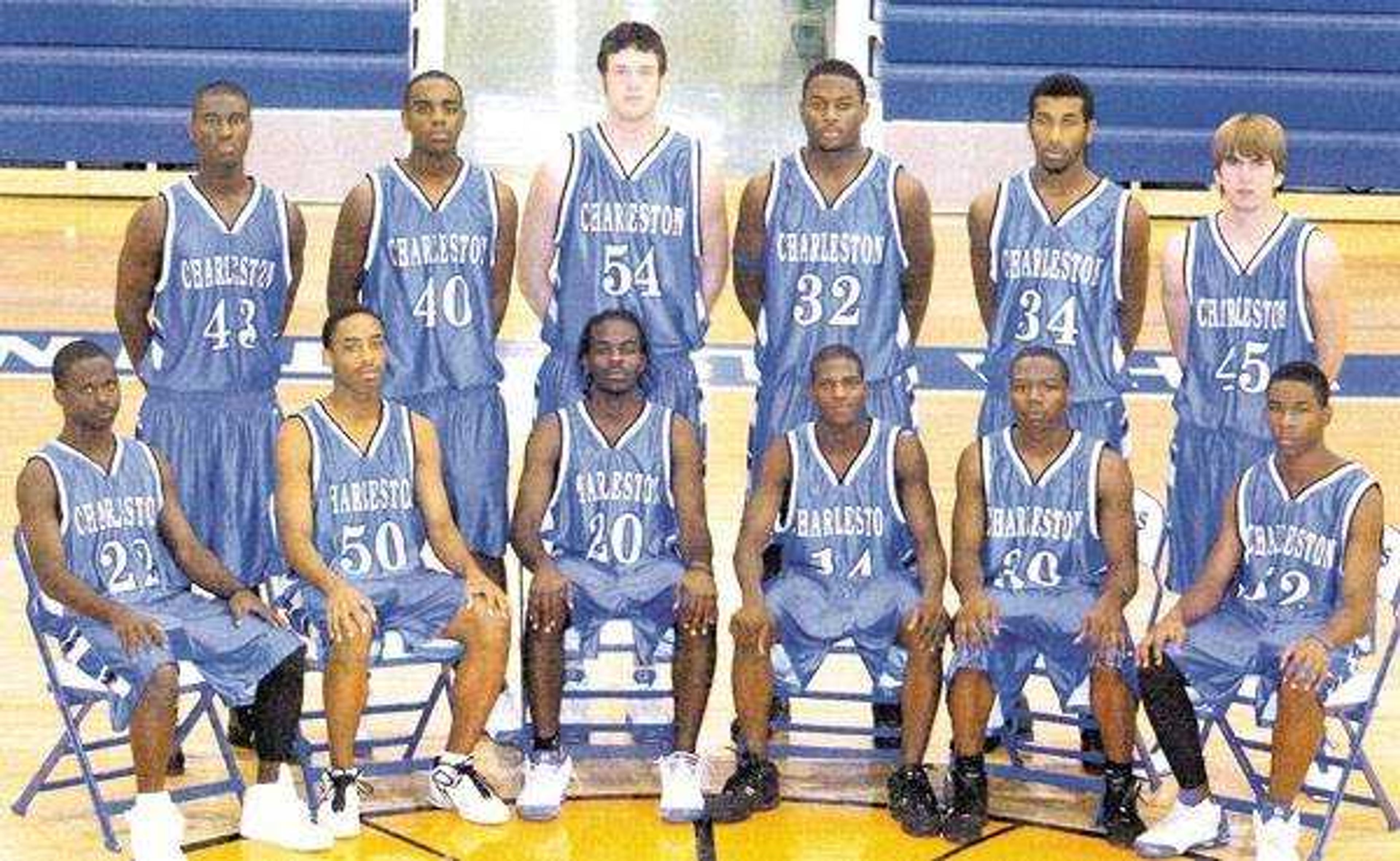 Members of the Charleston boys basketball team, from left: Front -- Joseph Watts, Walter Jackson, Tavis Hamilton, Shawn Sherrell, Bobby Clark, Brandon Dowell; Back -- Markale Kent, Justin Clark, Seth Stephenson, Jamarcus Williams, Jerrell Quinn and Josh Thompson.