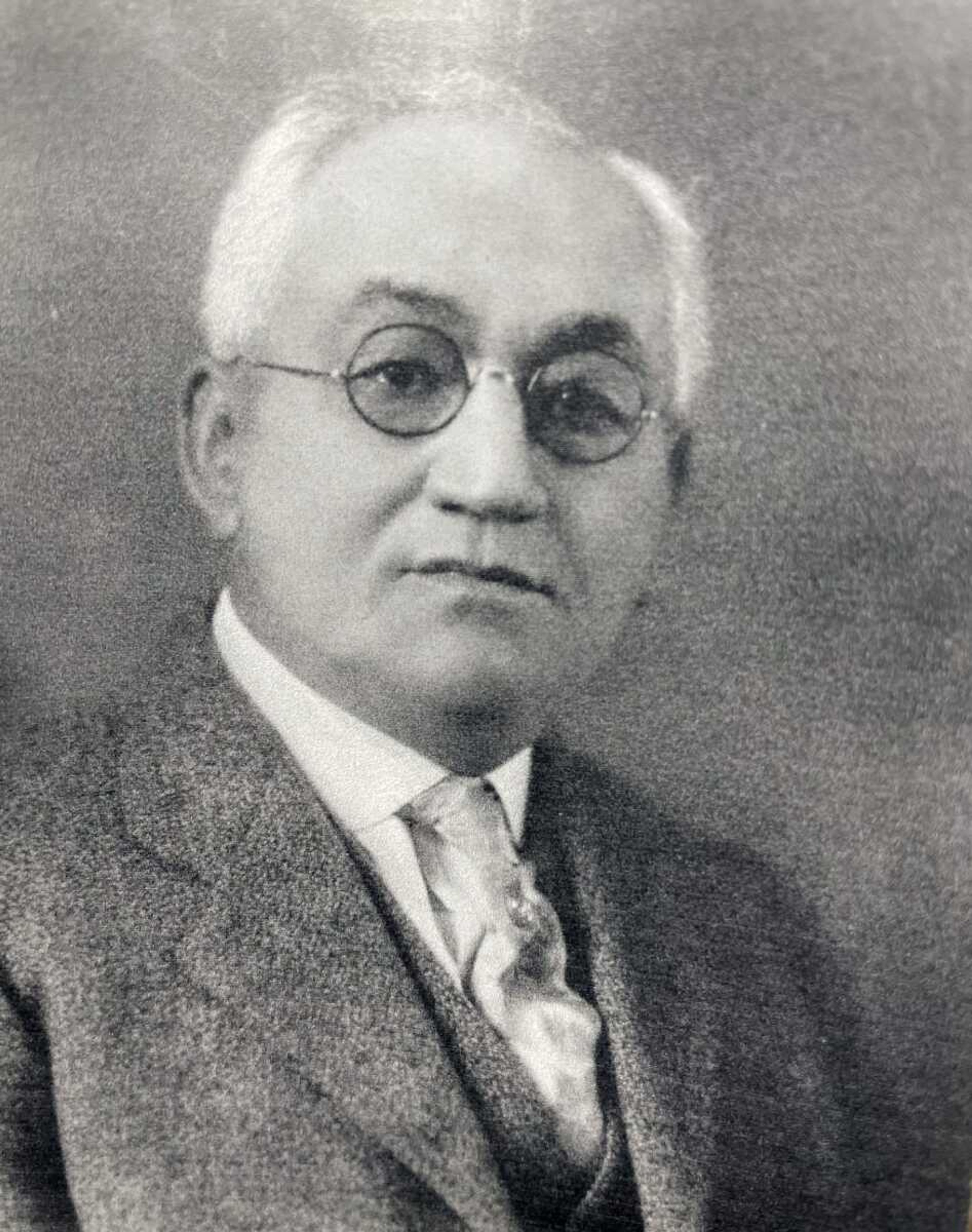 Joseph Haas (1869-1947) was born in Alsace-Lorraine and came to Cape Girardeau with his parents. He worked with his father before going into business with his brother in the Haas Brothers Saloon in 1893 at the corner of Good Hope and Sprigg streets. He was active in real estate and helped found the Farmers & Merchants Bank which closed for his funeral.