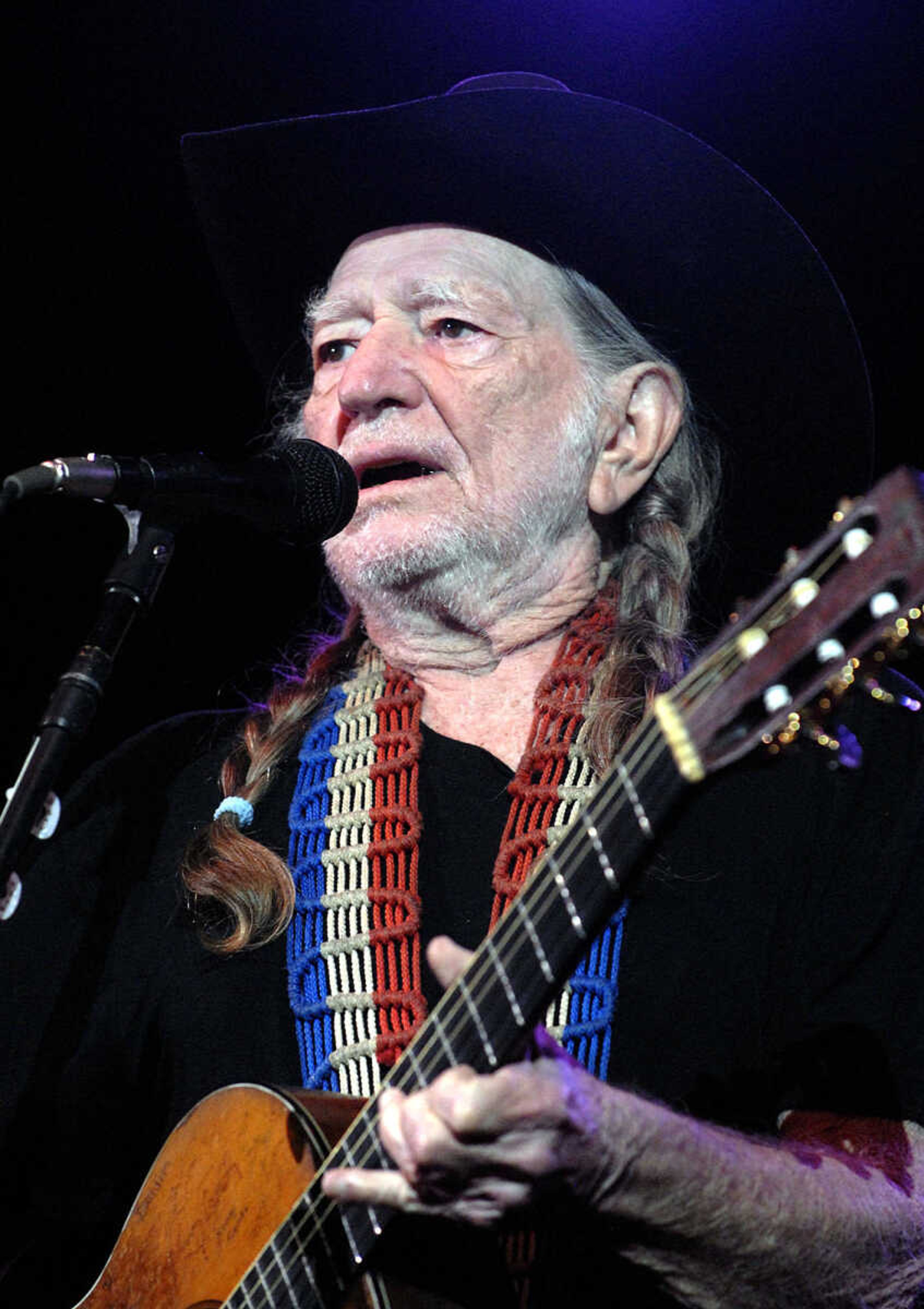 LAURA SIMON ~ lsimon@semissourian.com
Country music legend Willie Nelson performs Sunday night, April 8, 2012 at the Show Me Center in Cape Girardeau.