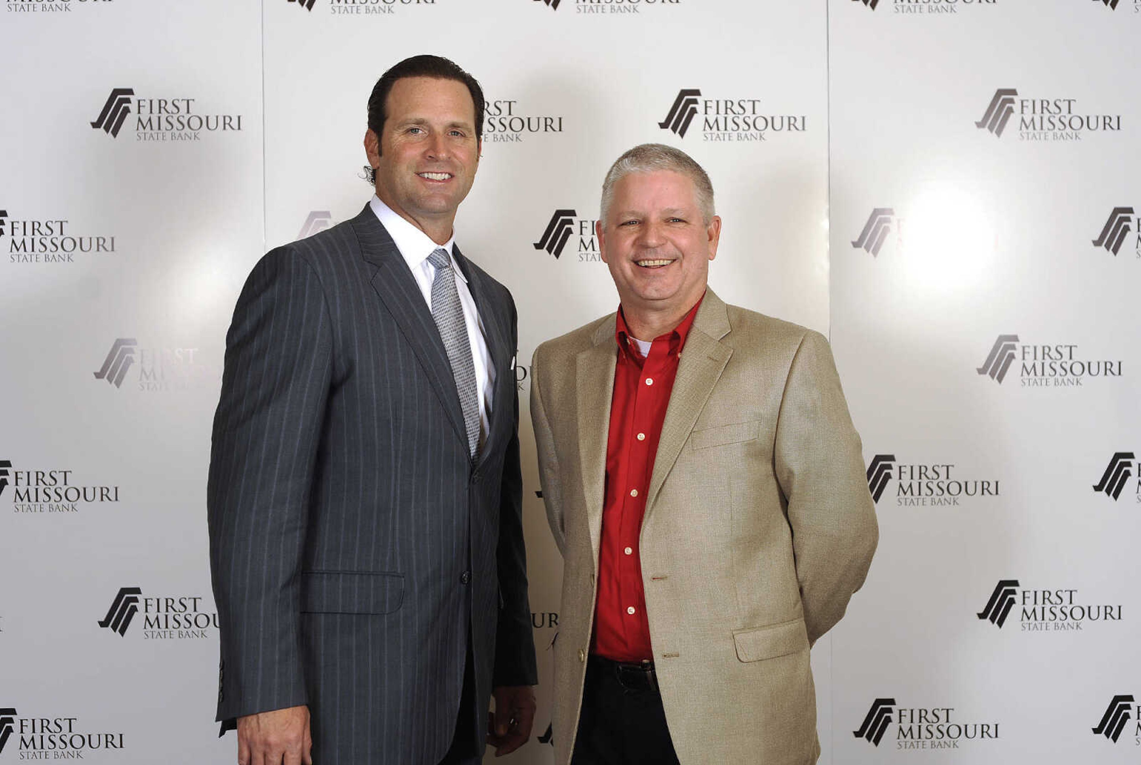 LAURA SIMON ~ lsimon@semissourian.com

Mike Matheny, manager of the St. Louis Cardinals, poses with fans during a VIP reception, Wednesday, Dec. 2, 2015, at Southeast Missouri State University's River Campus. "The State of Cardinals Nation" was presented by First Missouri State Bank.