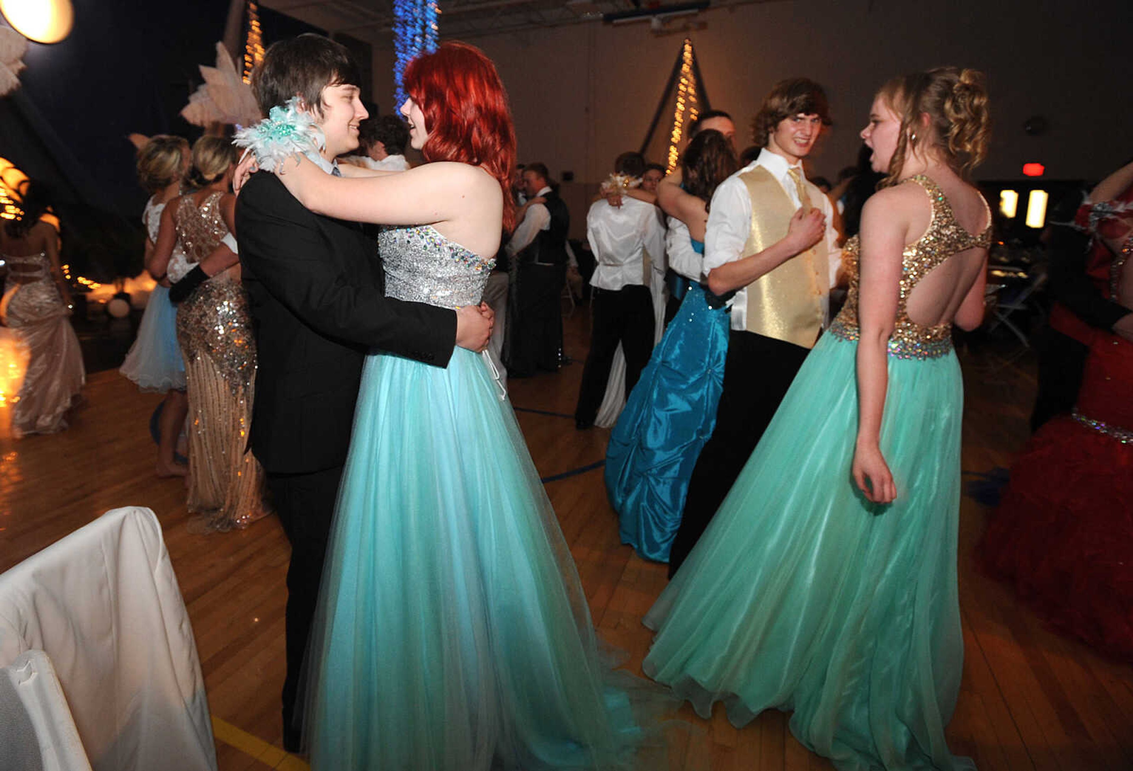 LAURA SIMON ~ lsimon@semissourian.com

Oran High School held its prom Saturday night, April 12, 2014, inside the school's gymnasium.