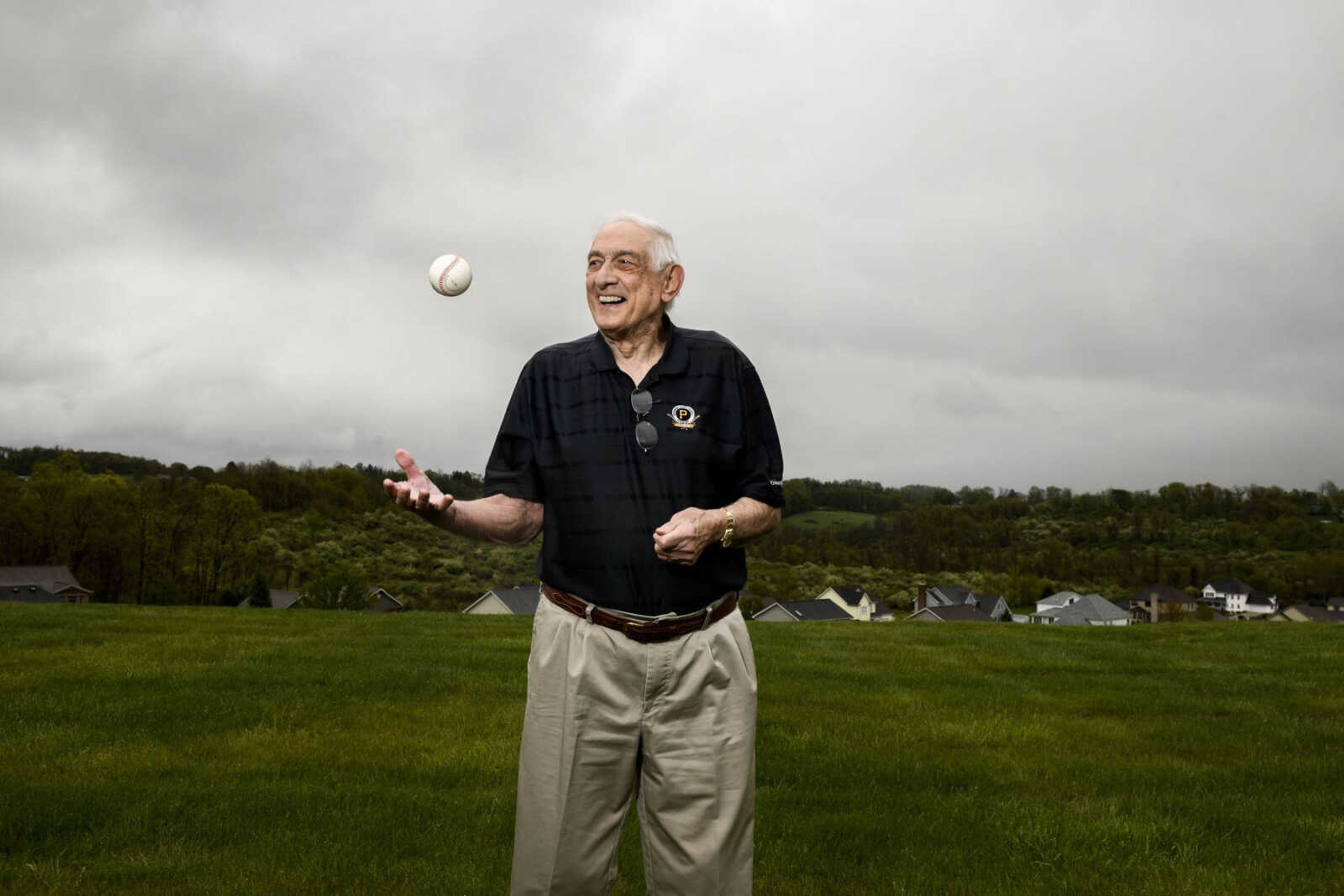 Ron Necciai, 87, at his home in Belle Vernon, Pennsylvania, on May 6, 2020. Photo credit Michael Swensen.