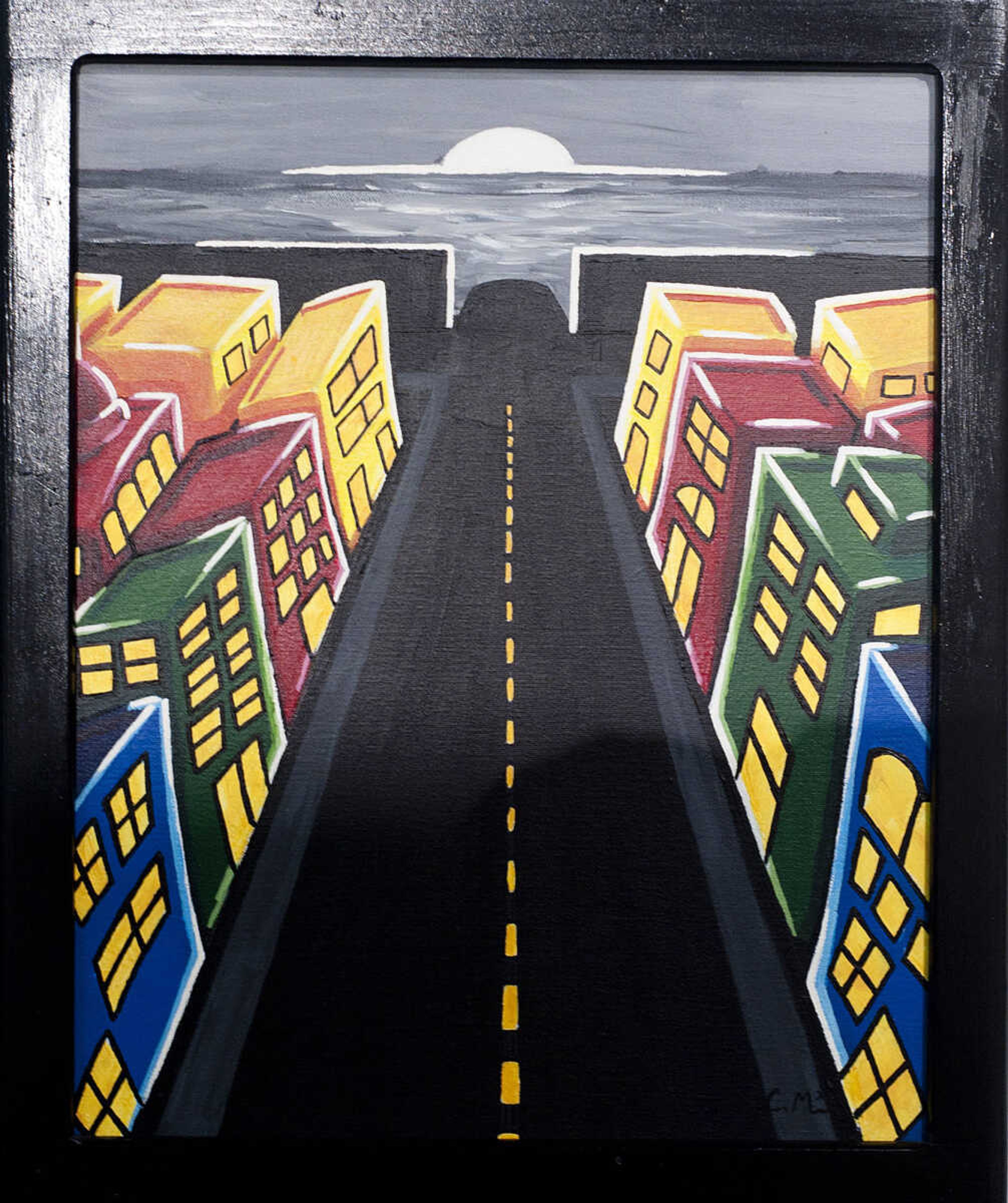 "Primary Crossroad," by Crystal Main is one of the works in the Arts Council of Southeast Missouri's 2013 Regional Juried Exhibition. The show is on display now at the Arts Council of Southeast Missouri, 32 North Main, in Cape Girardeau.