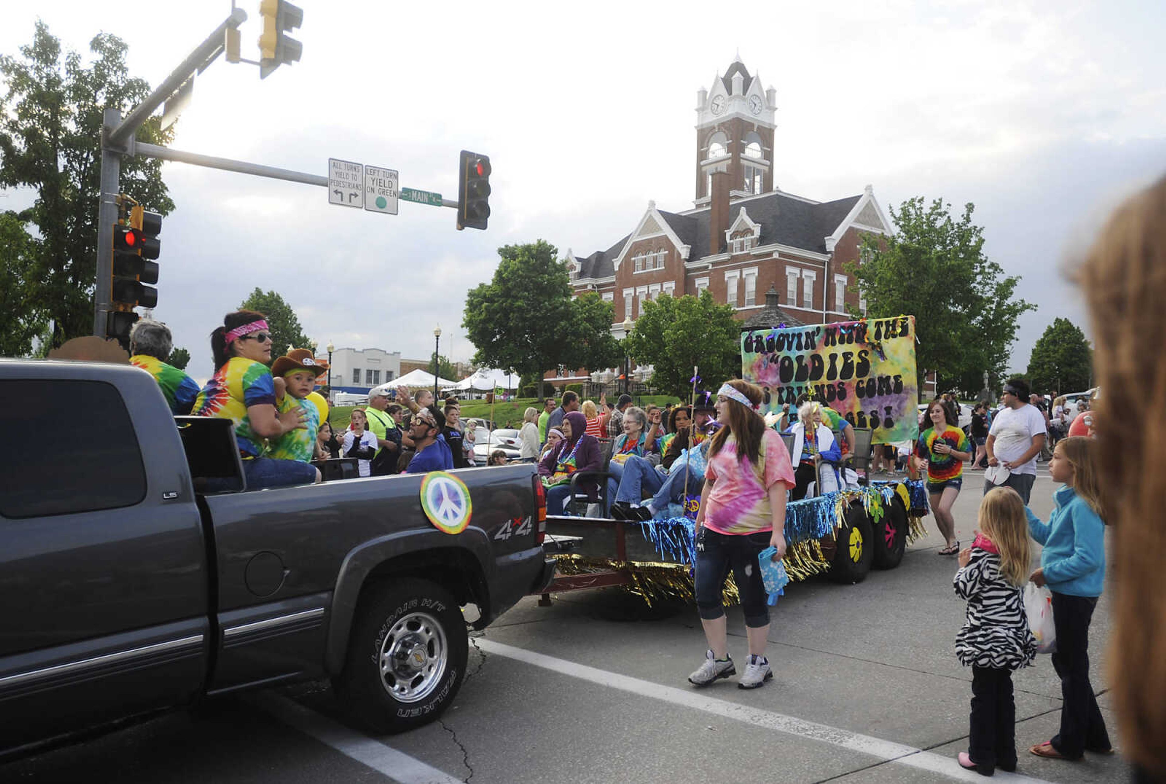 The Perryville Mayfest Parade Friday, May 10, in Perryville, Mo. This year's Mayfest theme is Peace, Love, Perryville Mayfest.