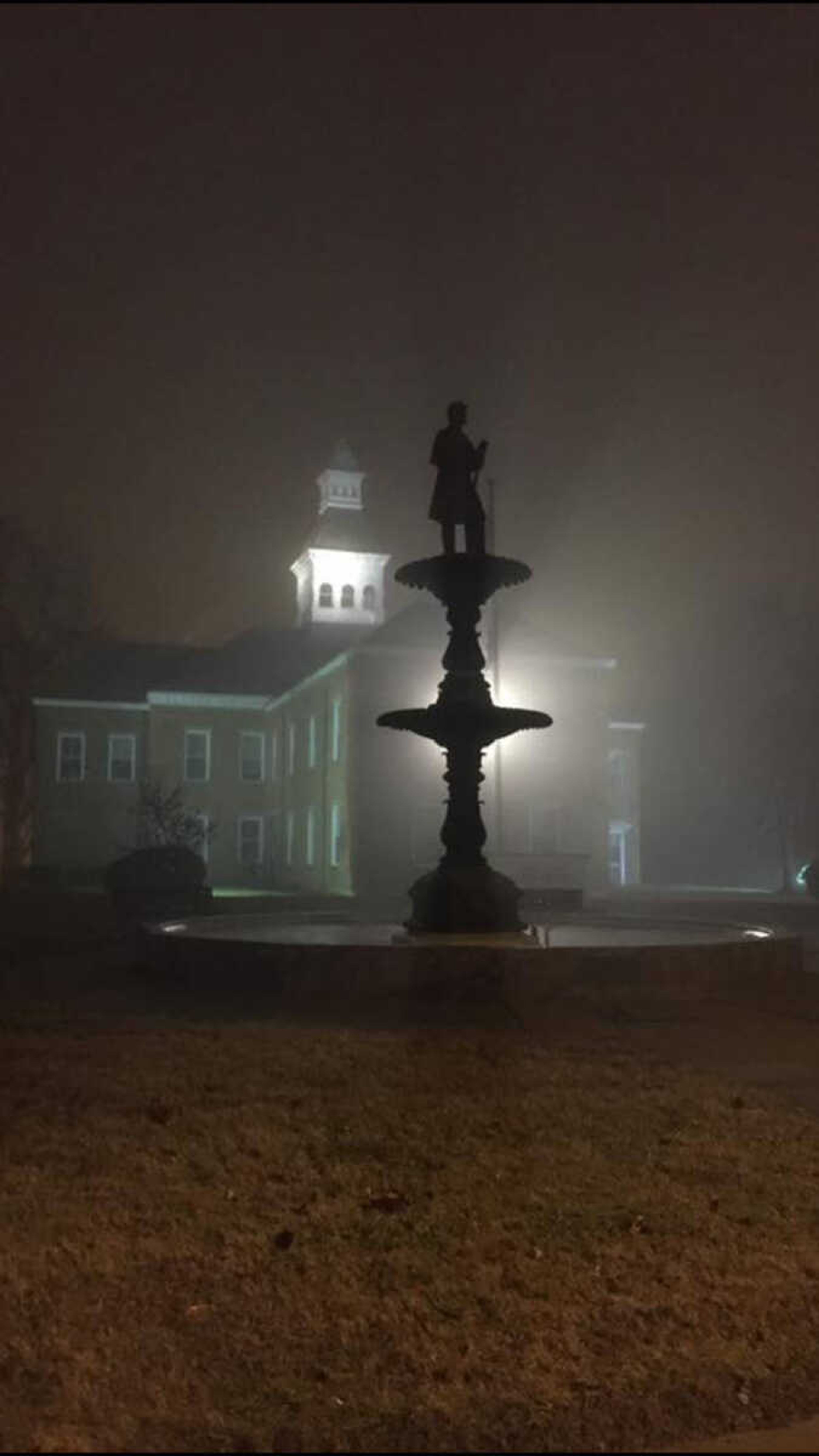 Foggy night in Cape Girardeau