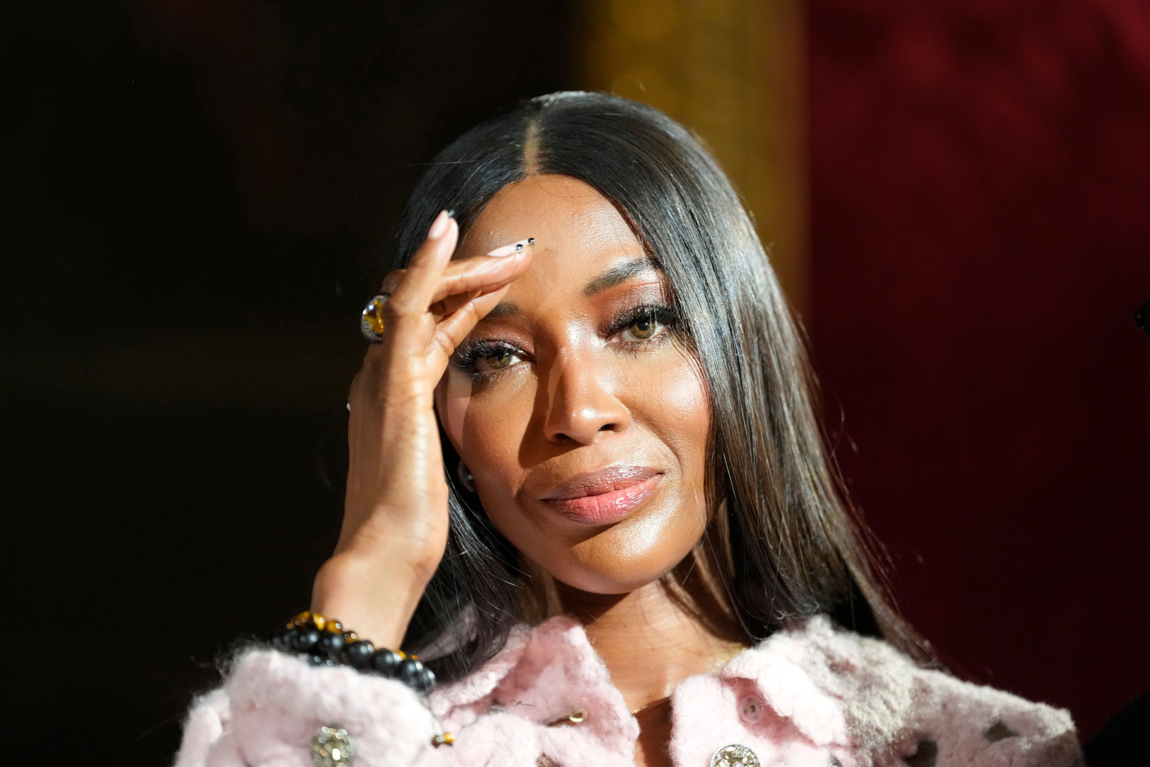 FILE - British model Naomi Campbell arrives for the inaugural King's Foundation charity awards at St James's Palace in London, Tuesday, June 11, 2024. (AP Photo/Kirsty Wigglesworth, Pool, File)