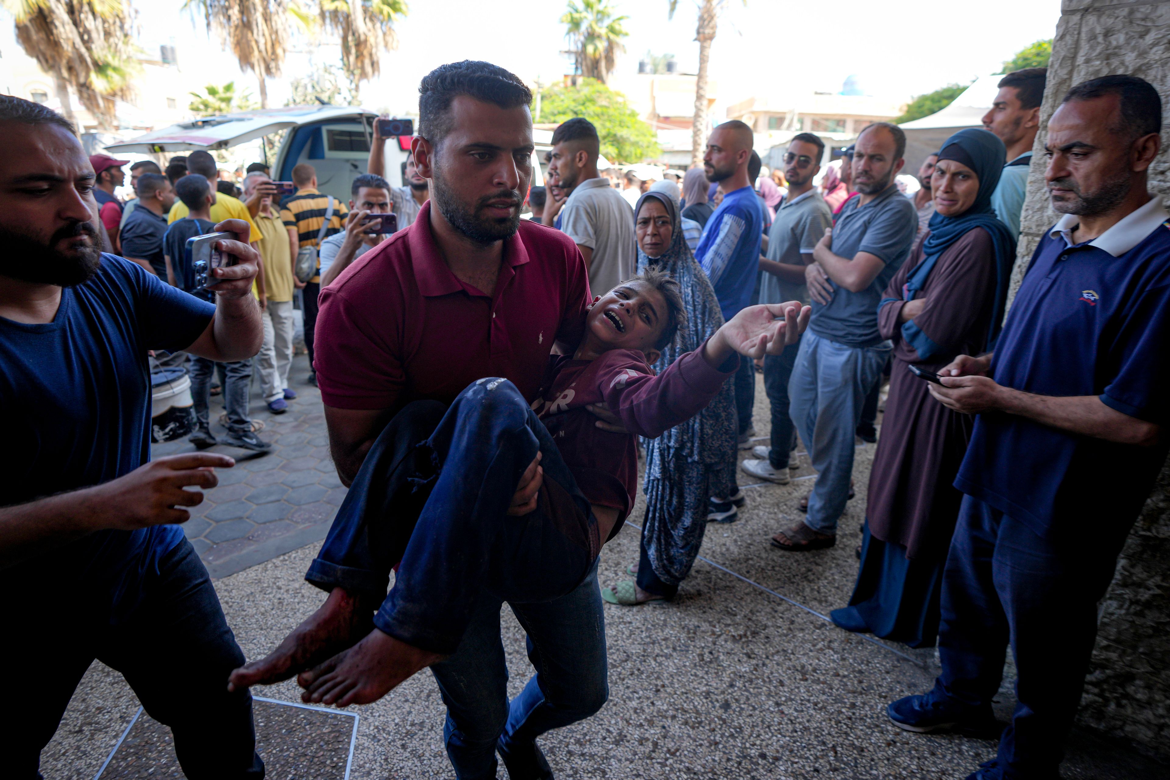 Middle East latest: At least 27 killed as Israeli strike hits a school in Gaza