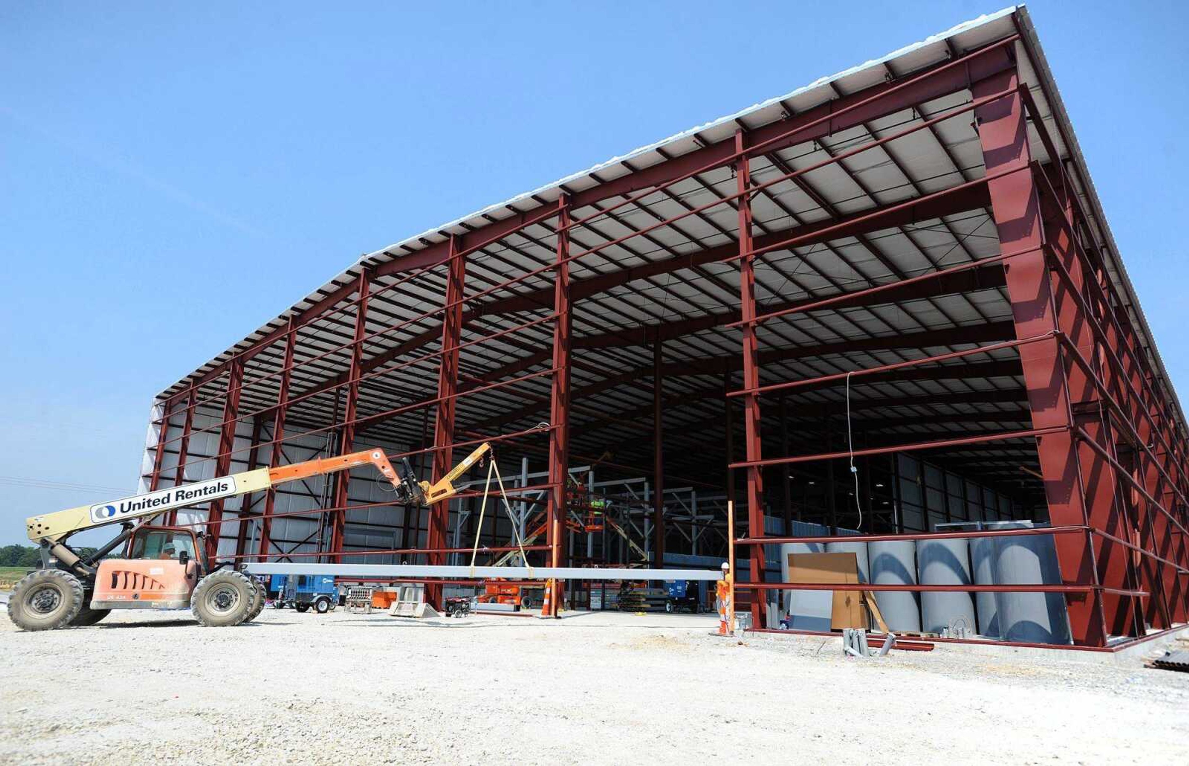 The expansion of the Perryville facility will house a chrome line for the auto parts manufacturer. A large corporate presence is cited for Perry County's low unemployment rate compared to Missouri's average. (Laura Simon)