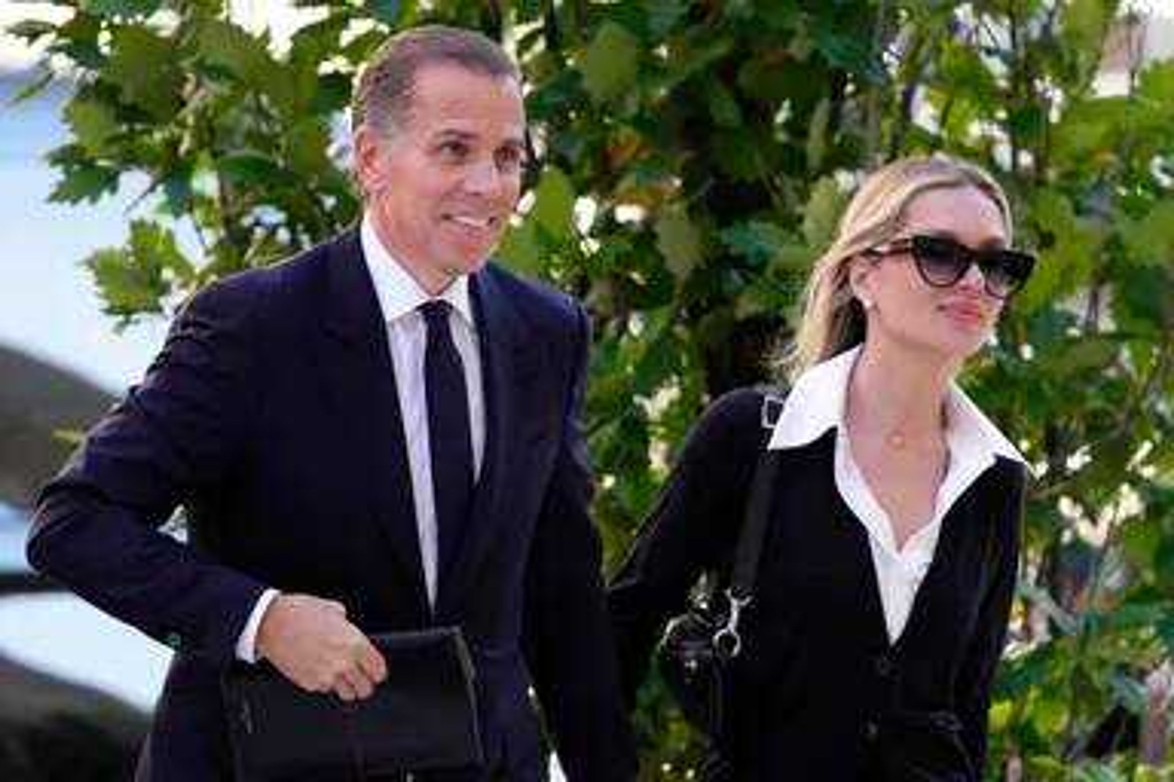 Hunter Biden arrives to federal court with his wife, Melissa Cohen Biden, Monday, June 10, 2024, in Wilmington, Del. 