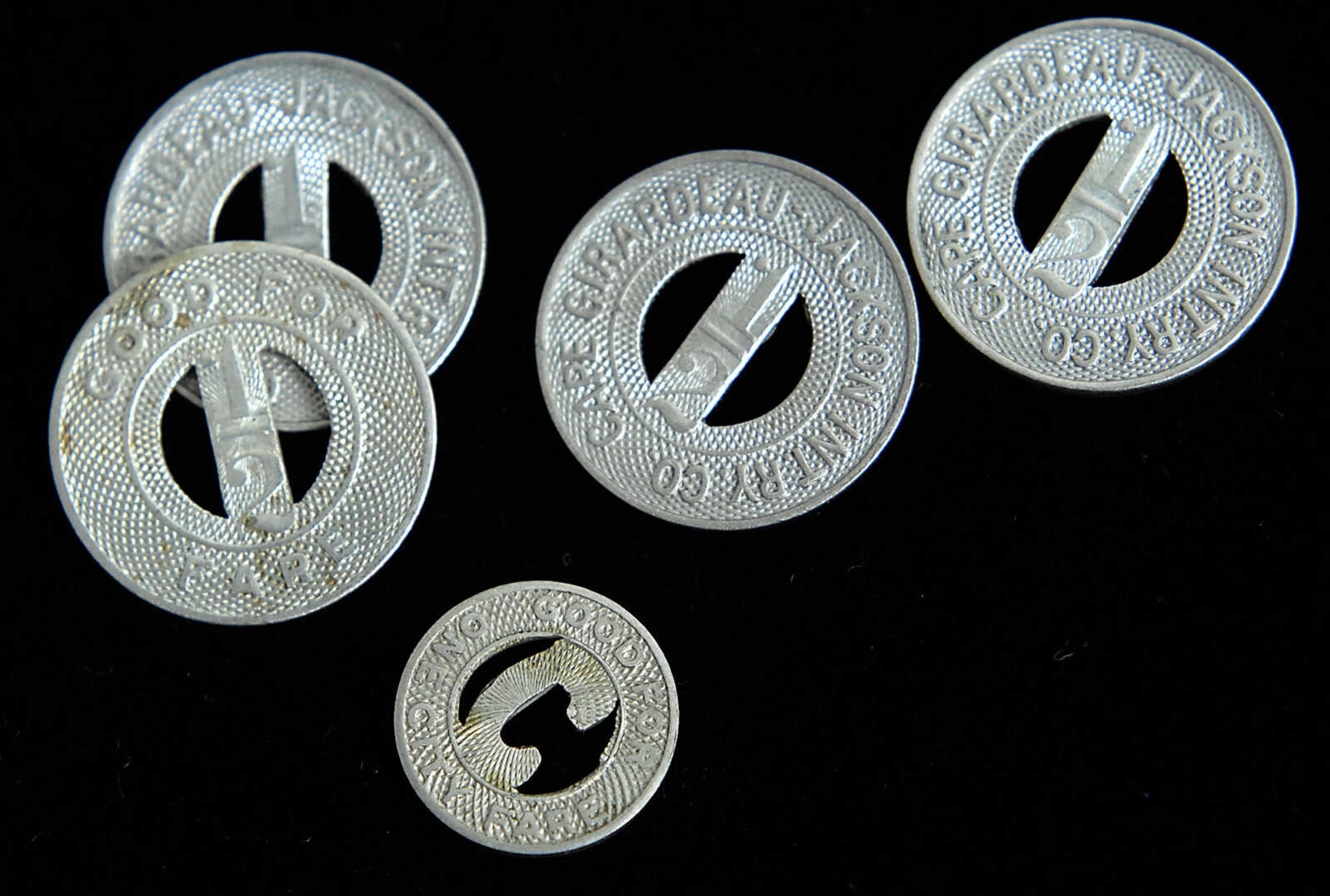 Tokens used on the Interurban Railway.