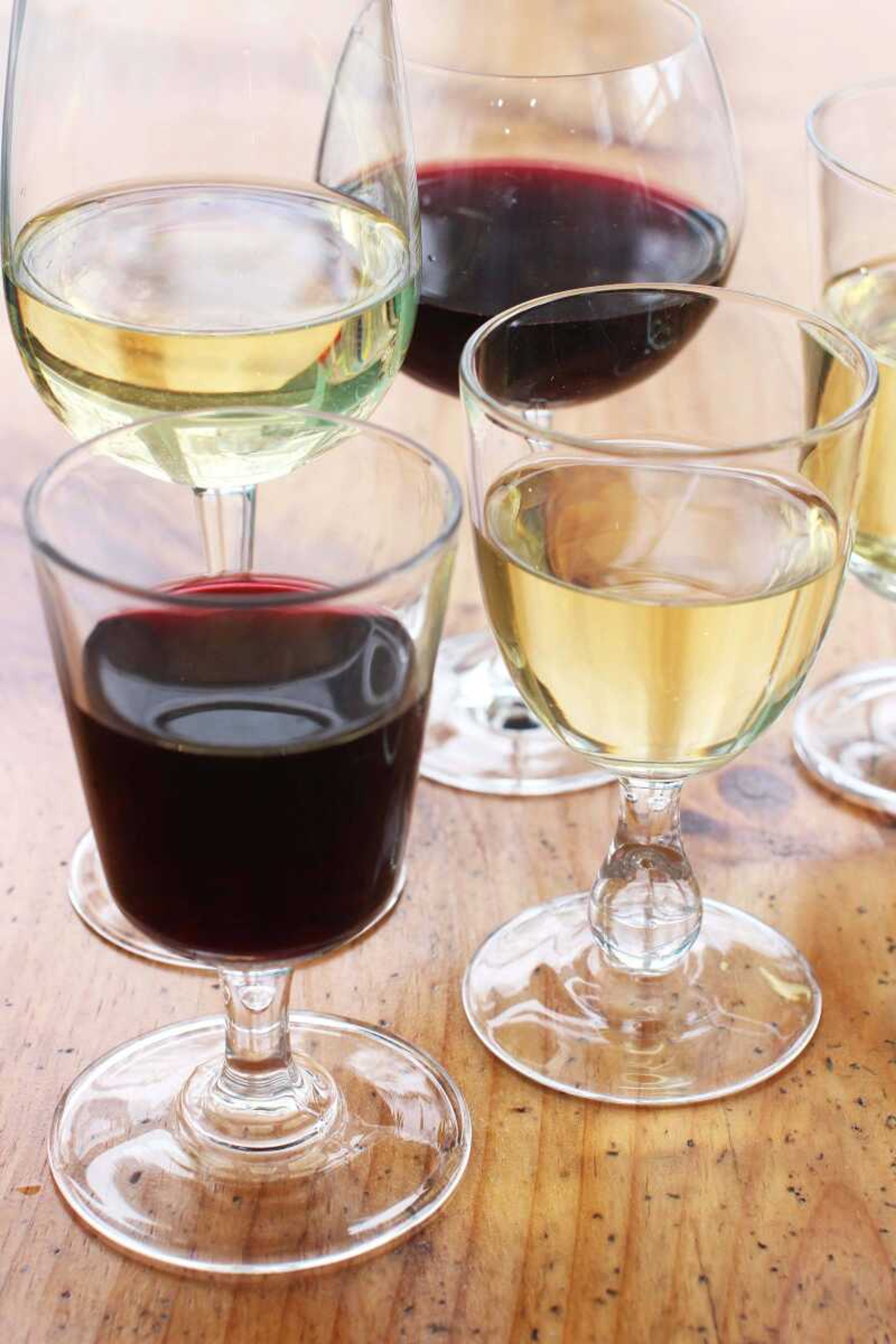 This Jan. 18 photo shows an assortment of red and white wine in Concord, New Hampshire. (AP Photo/Matthew Mead)