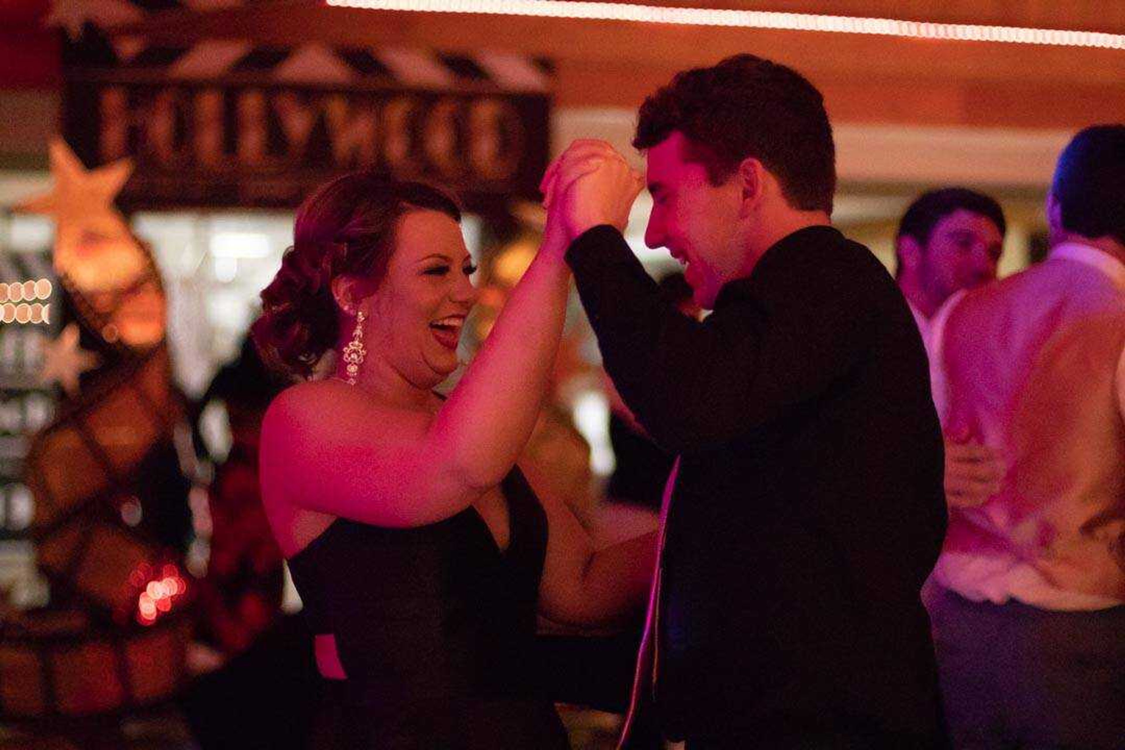 Students dance during the Chaffee High School prom&nbsp;Saturday, April 6, 2019,&nbsp;in the University Ballroom.