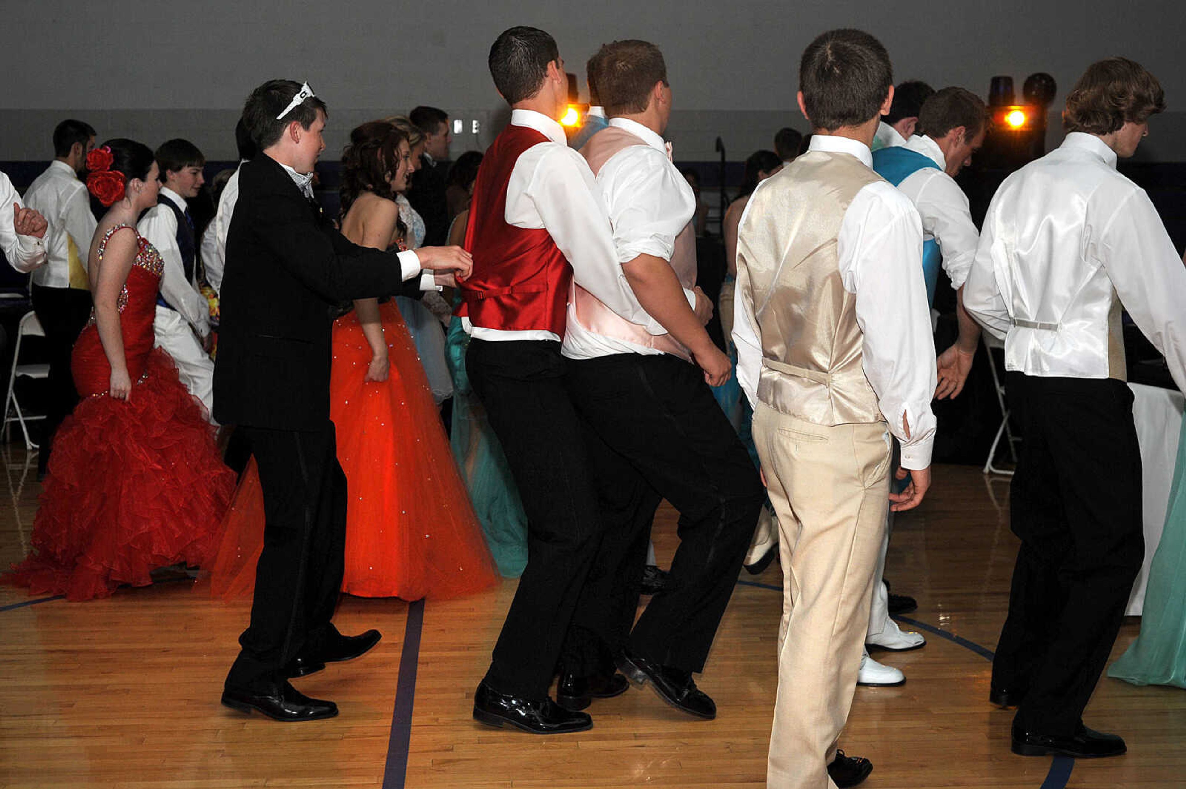 LAURA SIMON ~ lsimon@semissourian.com

Oran High School held its prom Saturday night, April 12, 2014, inside the school's gymnasium.