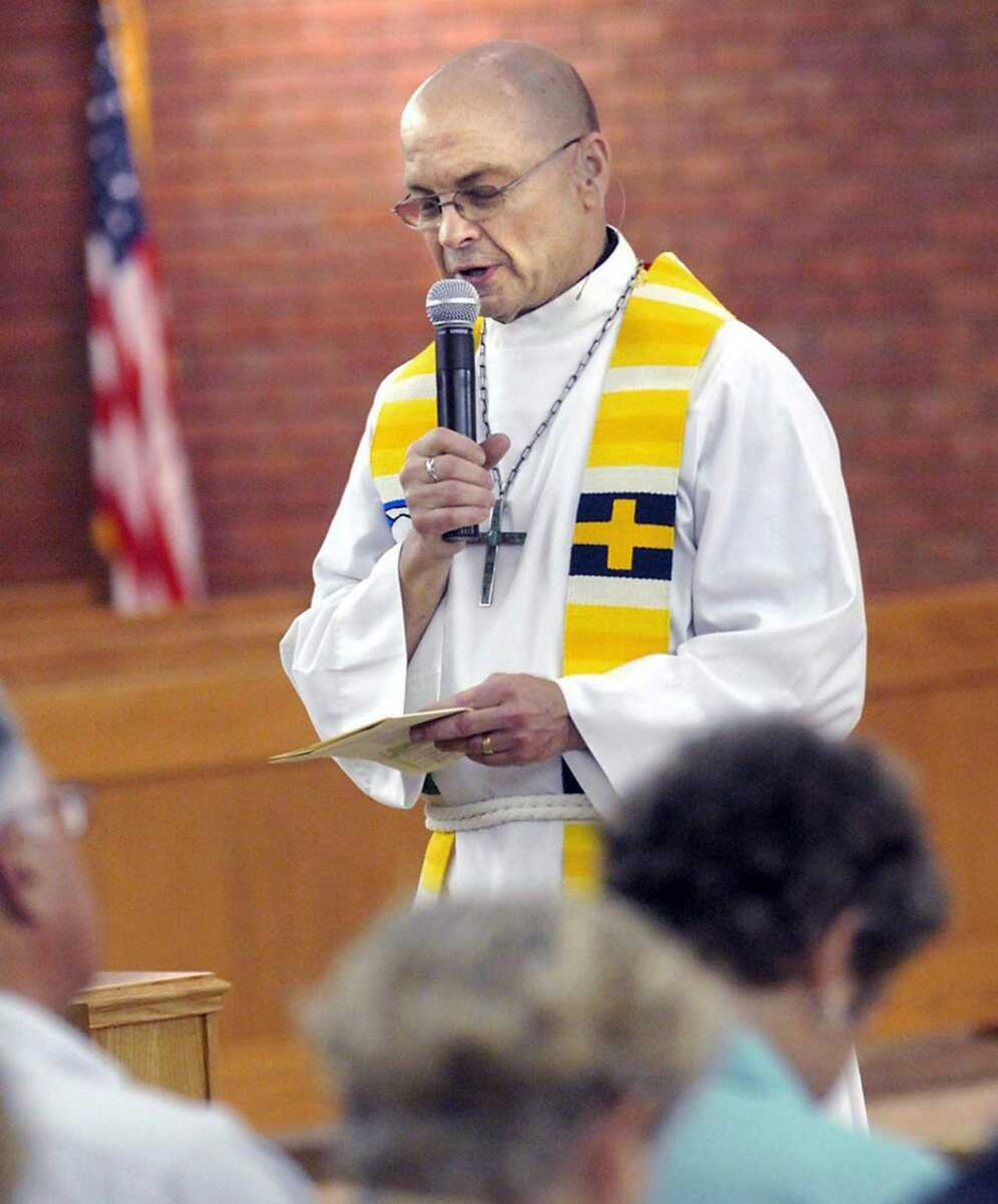 The Rev. Paul Short led an evening of prayer at St. Andrew Lutheran Church in observance of the 54th annual National Day of Prayer in 2007. (Southeast Missourian file)