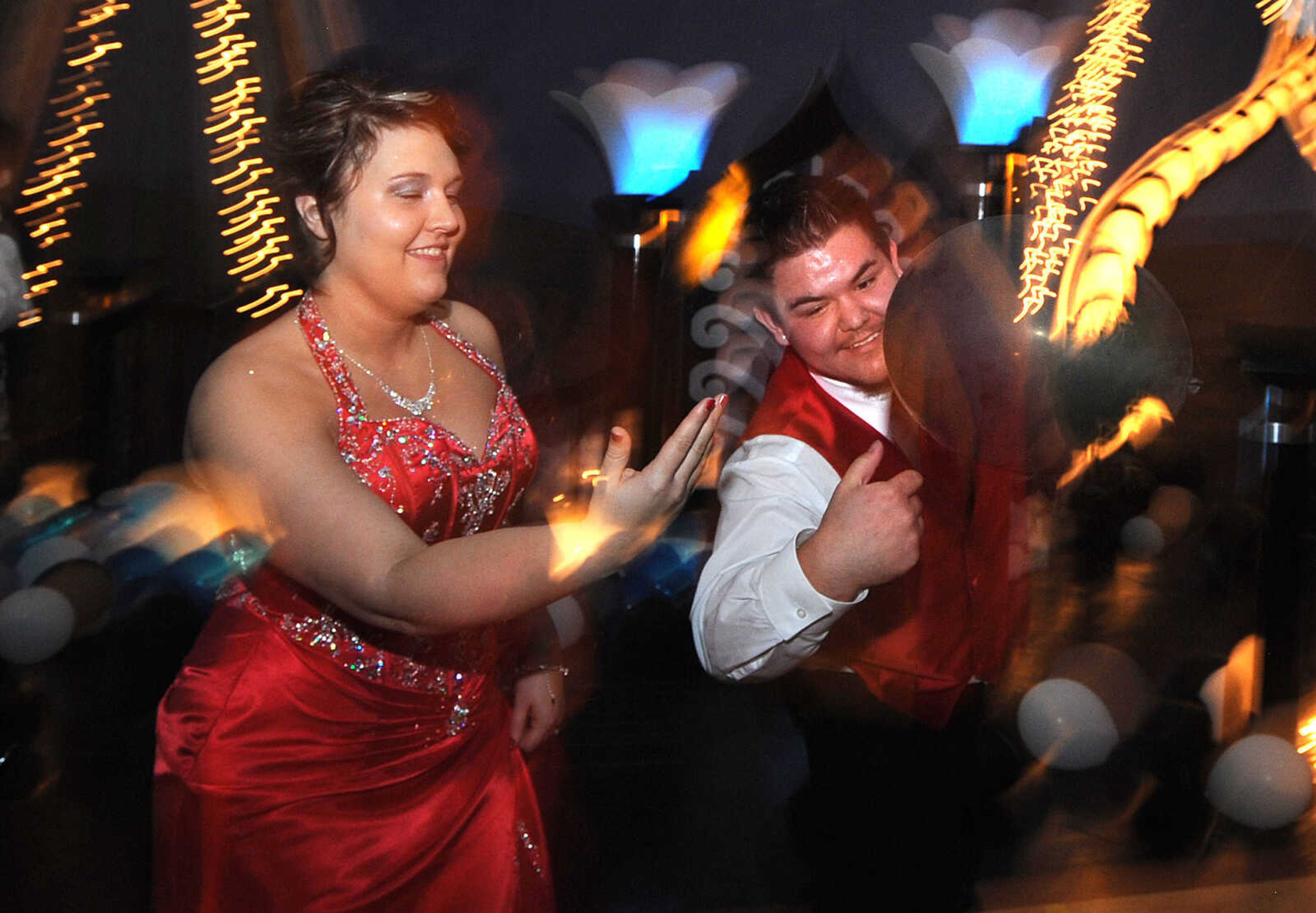 LAURA SIMON ~ lsimon@semissourian.com

Oran High School held its prom Saturday night, April 12, 2014, inside the school's gymnasium.