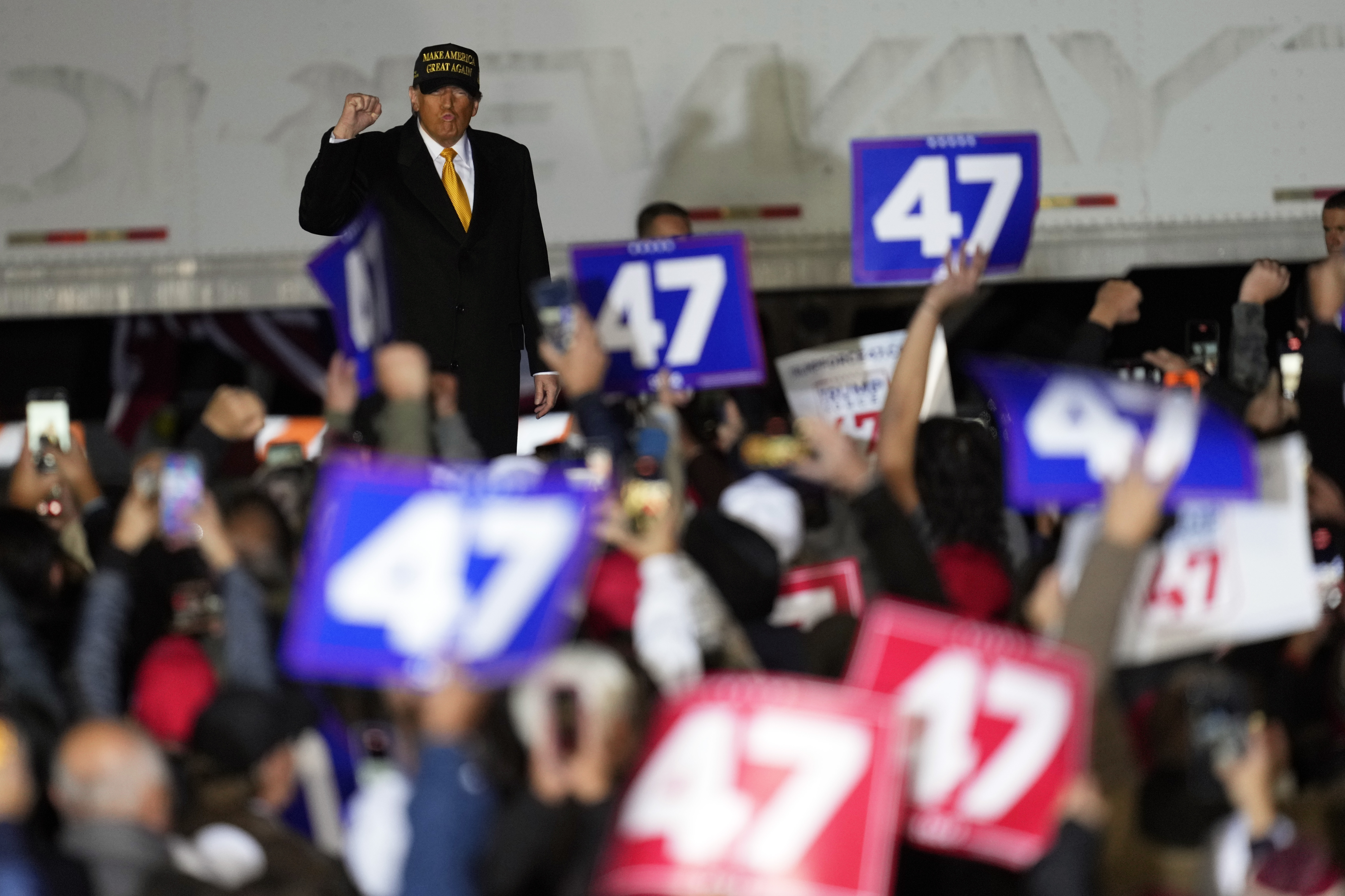 Trump Leaves Michigan Rallygoers Waiting In The Cold For Hours To Tape...