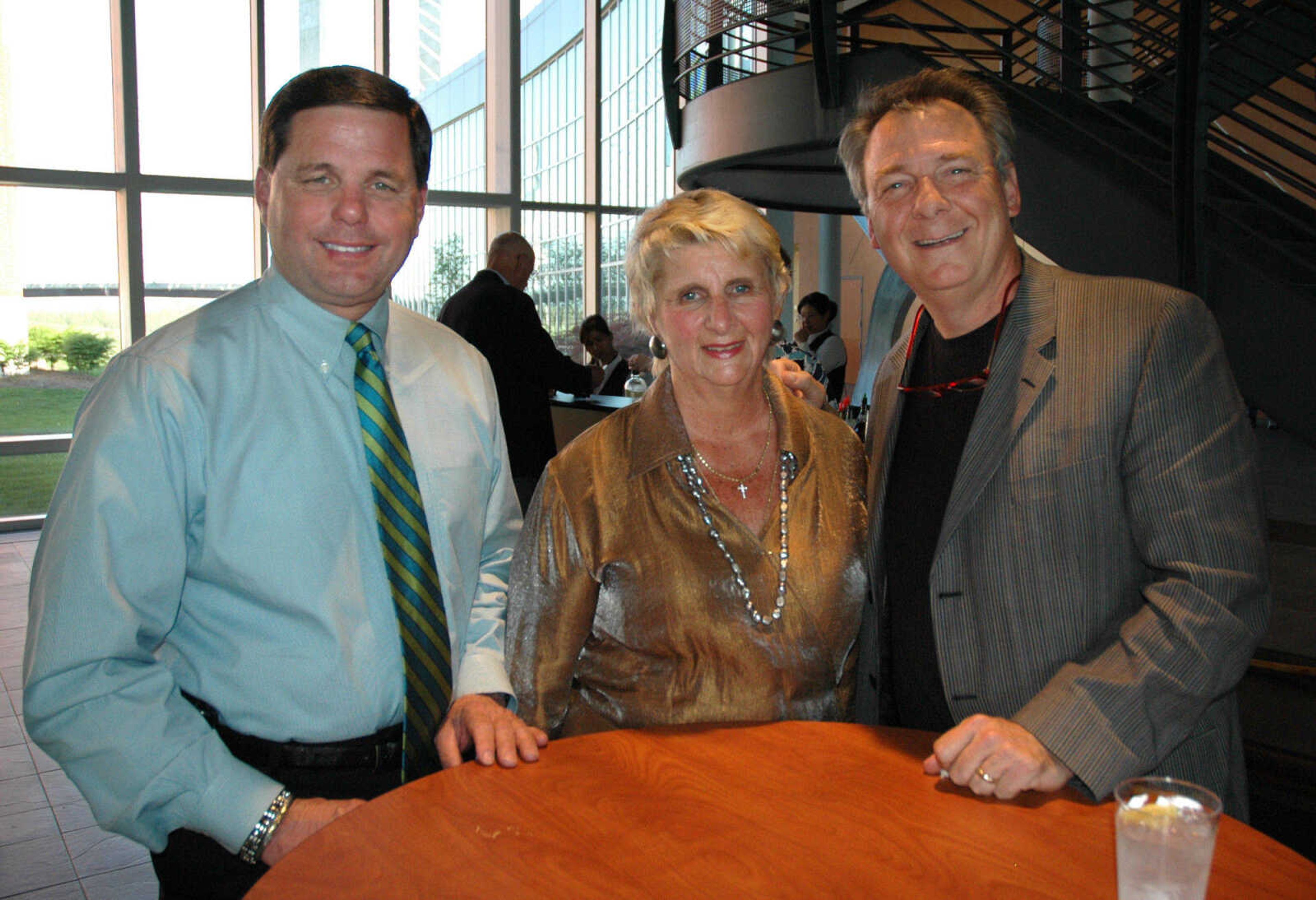 MELISSA MILLER ~ mmiller@semissourian.com

Dennis Marchi, Loretta Schneider, and Jim Riley, from left, attended the Passing the Gavel event at the River Campus in Cape Girardeau, Mo., on Tuesday, April 13, 2010.