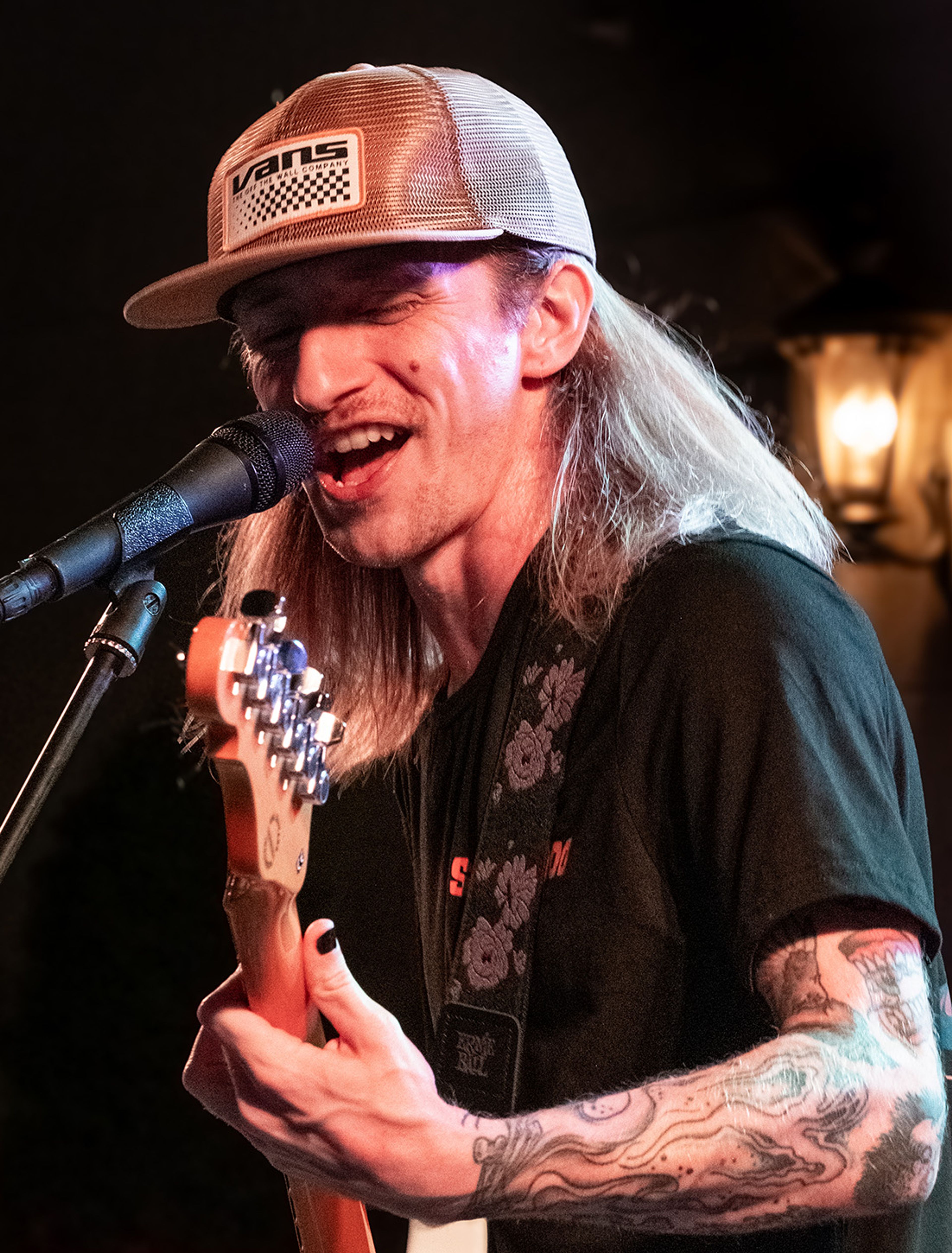 Nathan Tyler of Carbondale, Illinois, plays as the guitarist for his band, Bad Ghosts. "After trying out nearly every instrument in the band, I found my comfort zone and sweet spot with the guitar," he explained.
