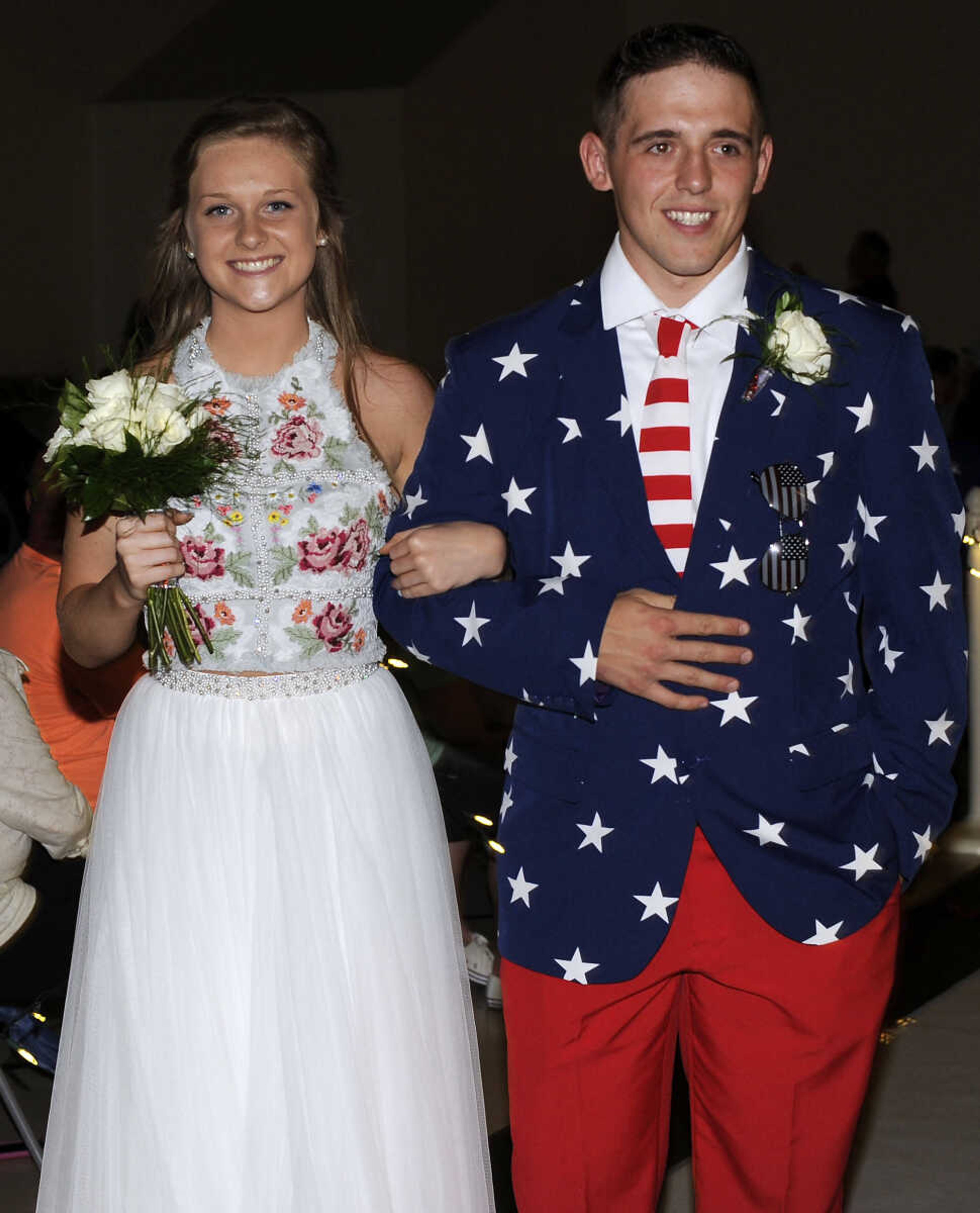 FRED LYNCH ~ flynch@semissourian.com
Kelly High School students enter for their prom, "An Evening Around the World," on Saturday, April 29, 2017 at Kelly High School.