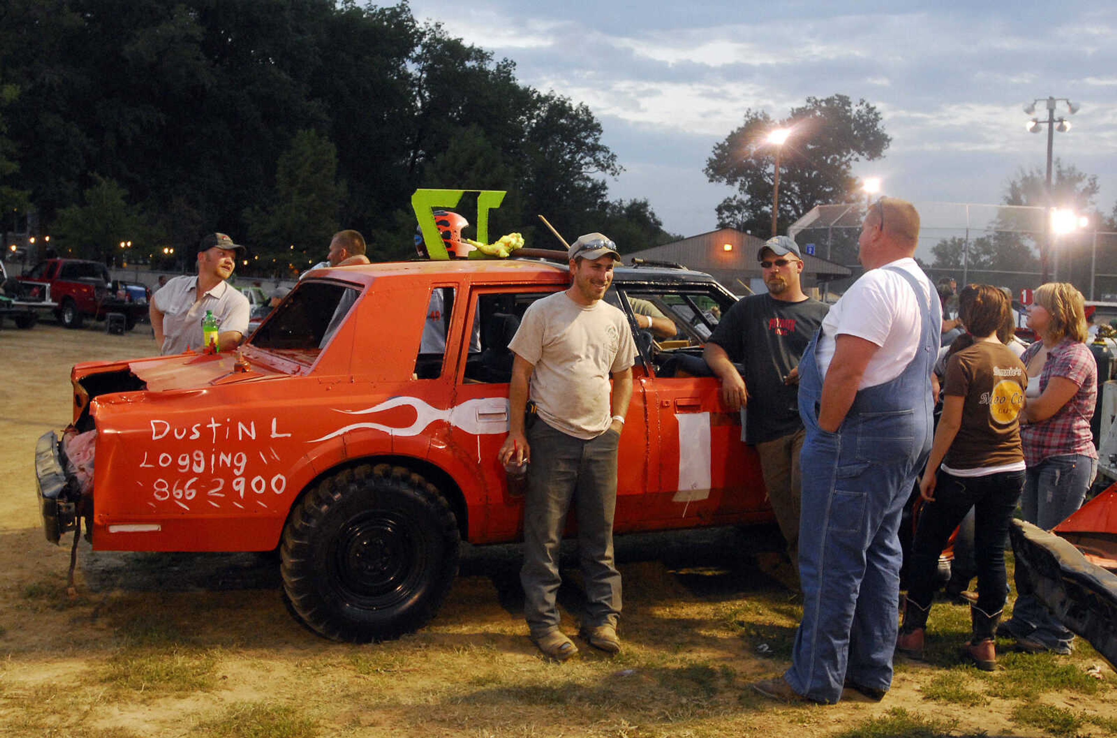 LAURA SIMON~lsimon@semissourian.com
The dual demolition derby at the 155th Annual SEMO District Fair Tuesday, September 14, 2010.