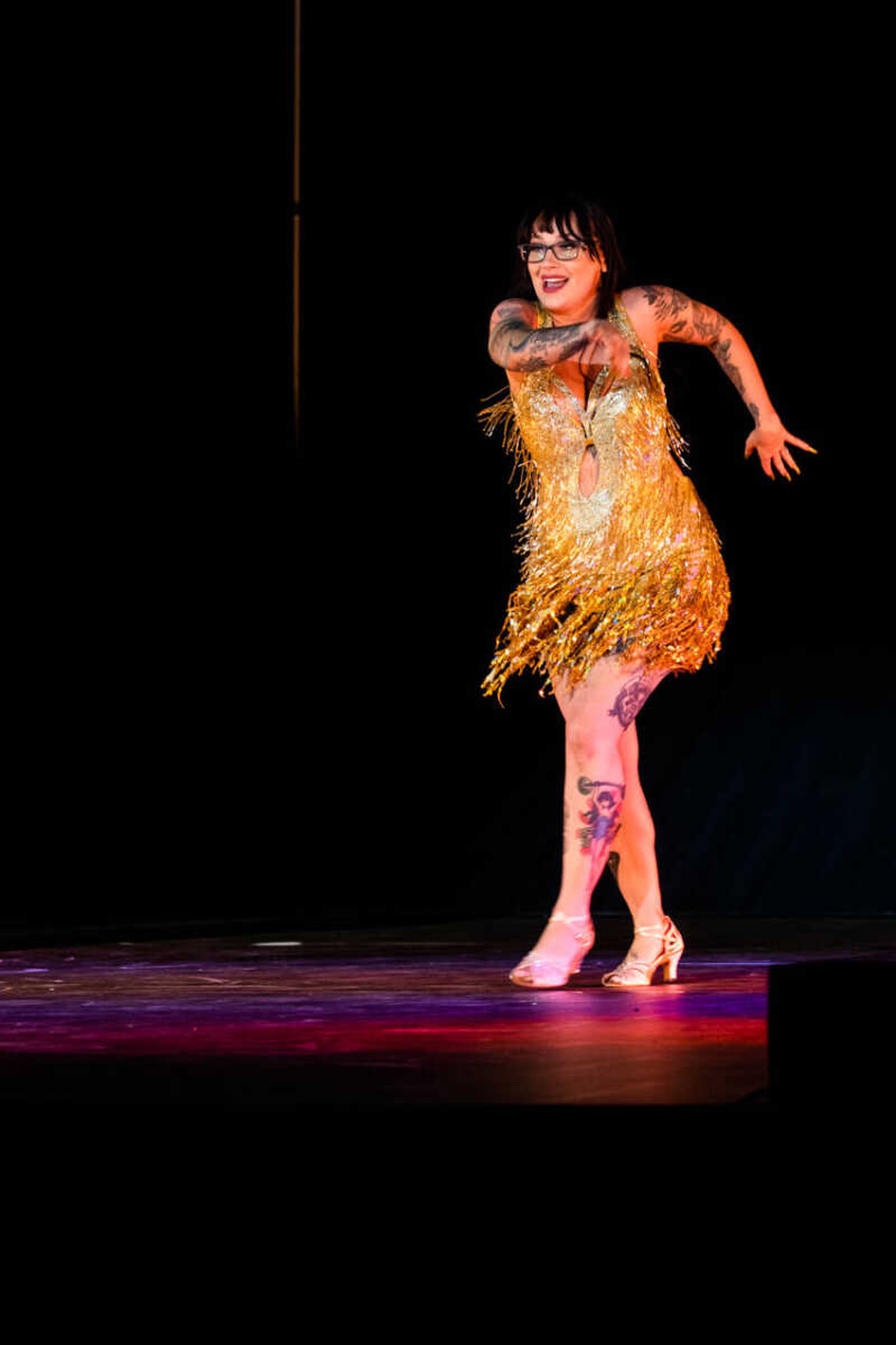 Kanaan Rhodes dances&nbsp;at&nbsp;the 2023 Dancing With Show Me Stars event on Saturday, July 29 at the Show Me Center.