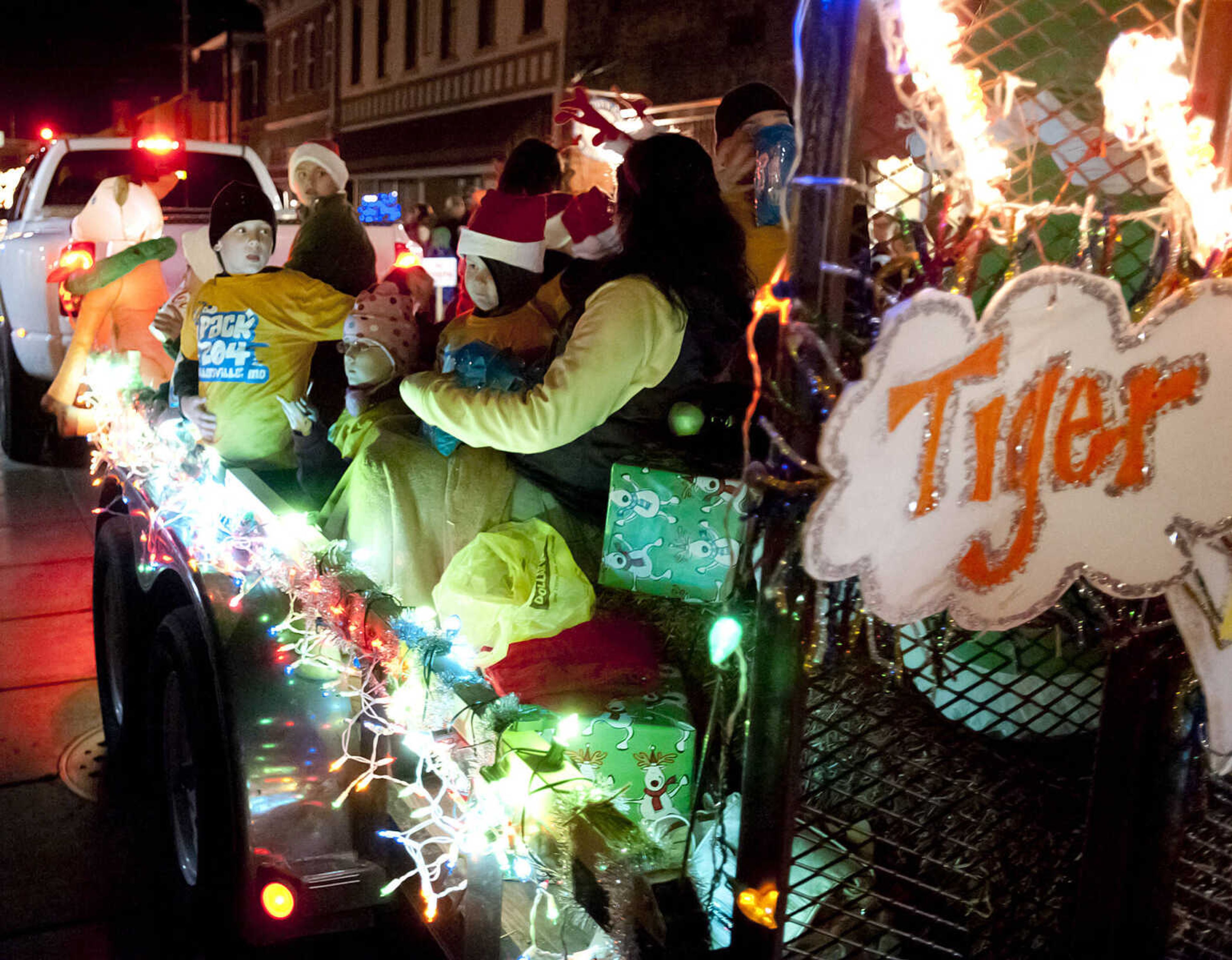 The 22nd Annual Parade of Lights Sunday, Dec. 1, in Cape Girardeau. The parade started at Capaha Park making its way down Broadway and Main Street. The theme for this year's parade was ŇChristmas Fun for Everyone.Ó