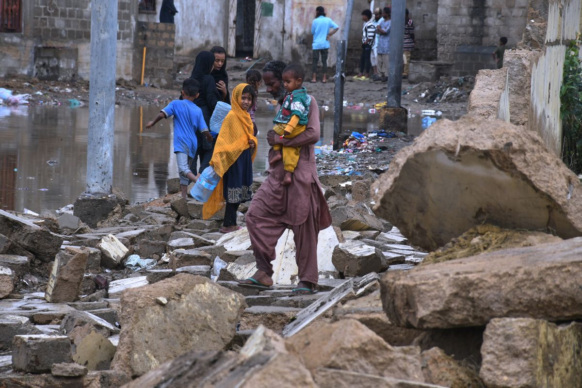 Overnight storm in Pakistan’s largest city, Karachi, kills a...