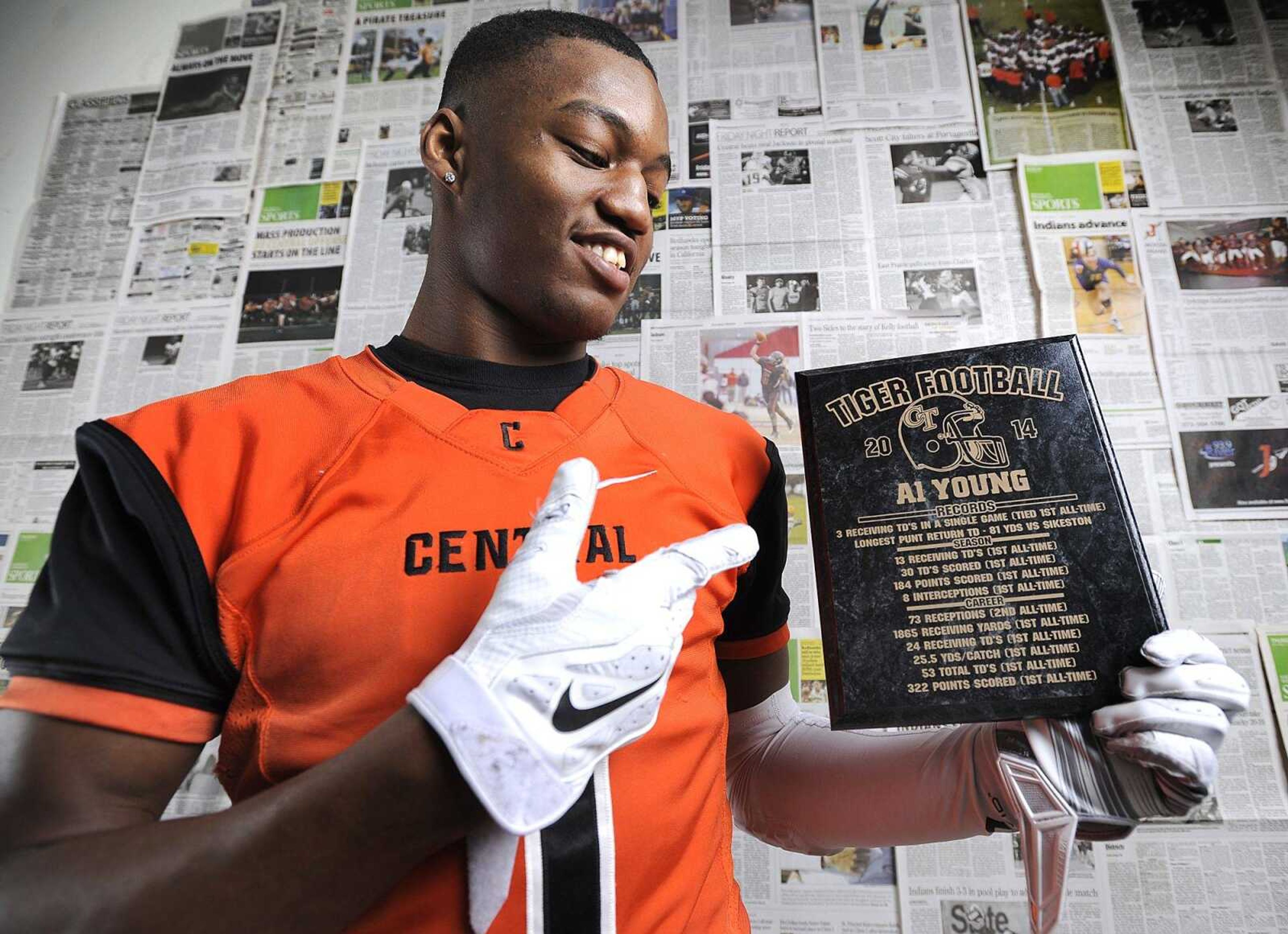 2014 All-Missourian - Al Young - Cape Central High School (Laura Simon)