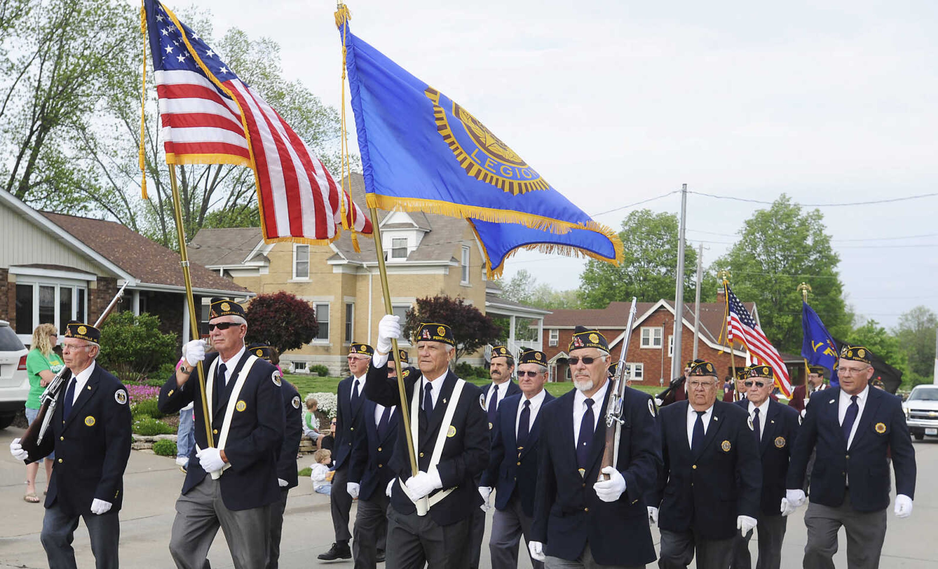 The Perryville Mayfest Parade Friday, May 10, in Perryville, Mo. This year's Mayfest theme is Peace, Love, Perryville Mayfest.