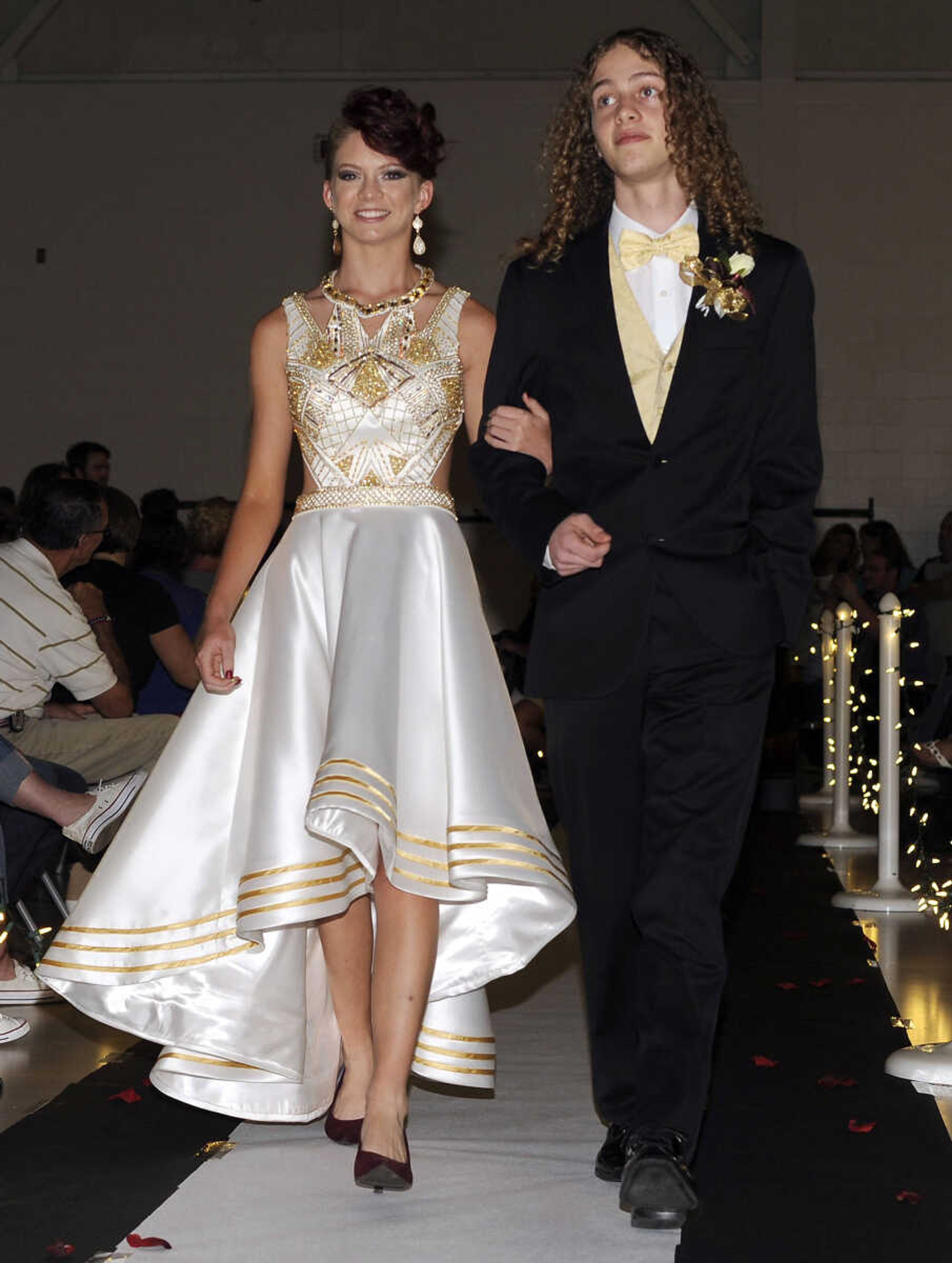 FRED LYNCH ~ flynch@semissourian.com
Kelly High School students enter for their prom, "An Evening Around the World," on Saturday, April 29, 2017 at Kelly High School.