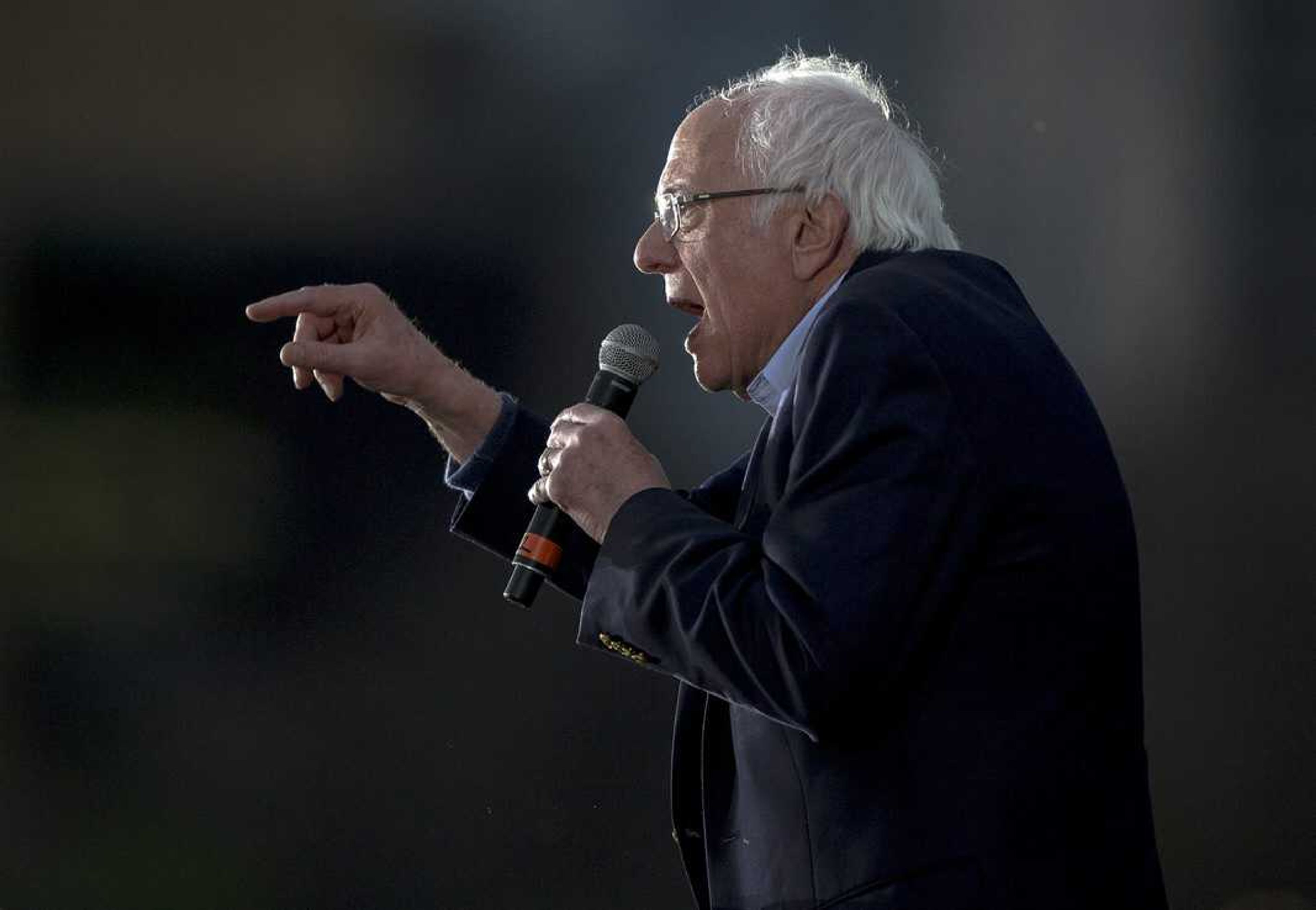 Democratic presidential candidate Sen. Bernie Sanders, I-Vt., speaks during a campaign event Sunday in Austin, Texas.