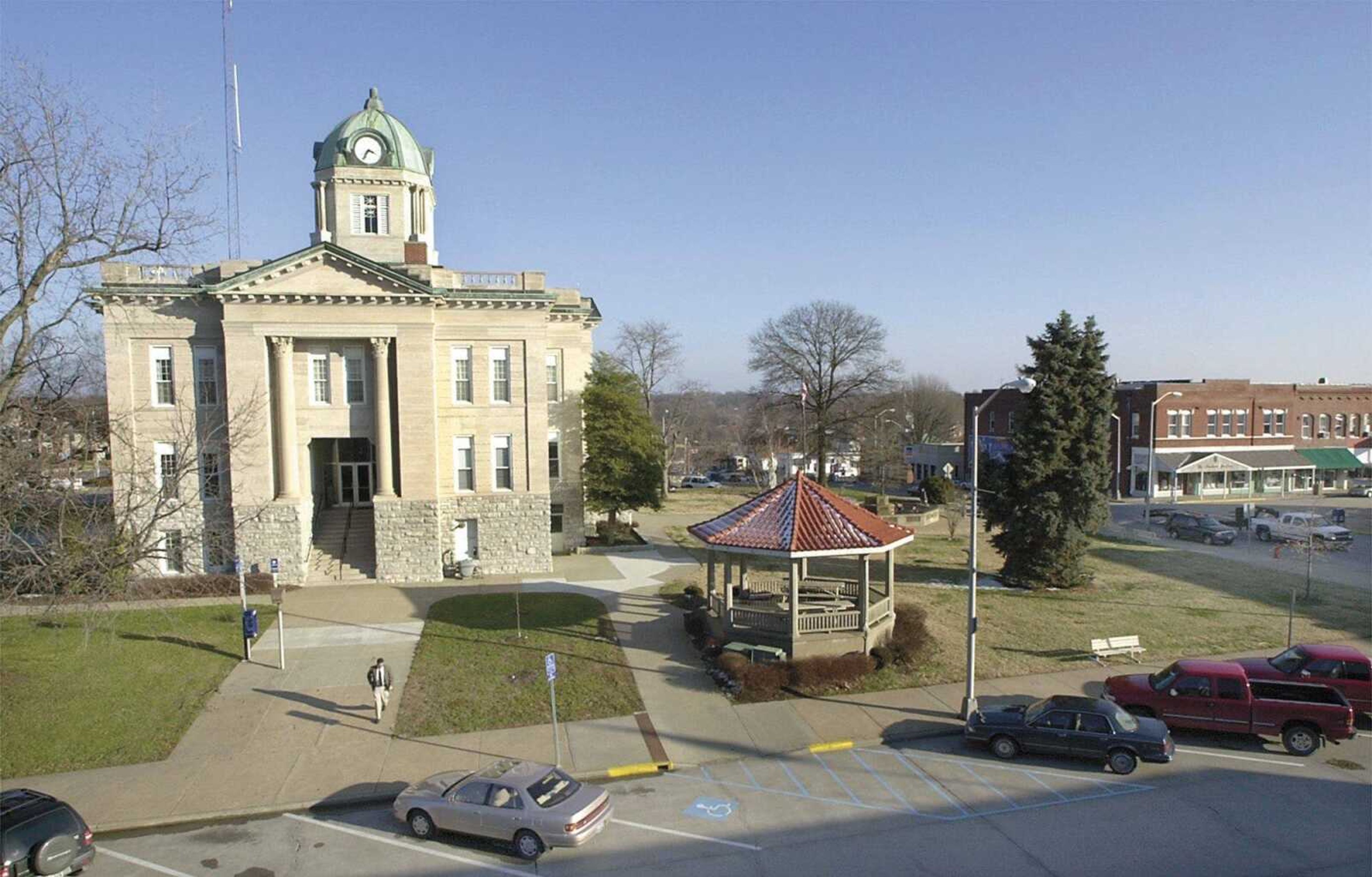 The former Cape Girardeau County Courthouse in Jackson, put into service in 1908 and whose offices were moved to the new courthouse nearby in 2020, is seen in this undated photo.