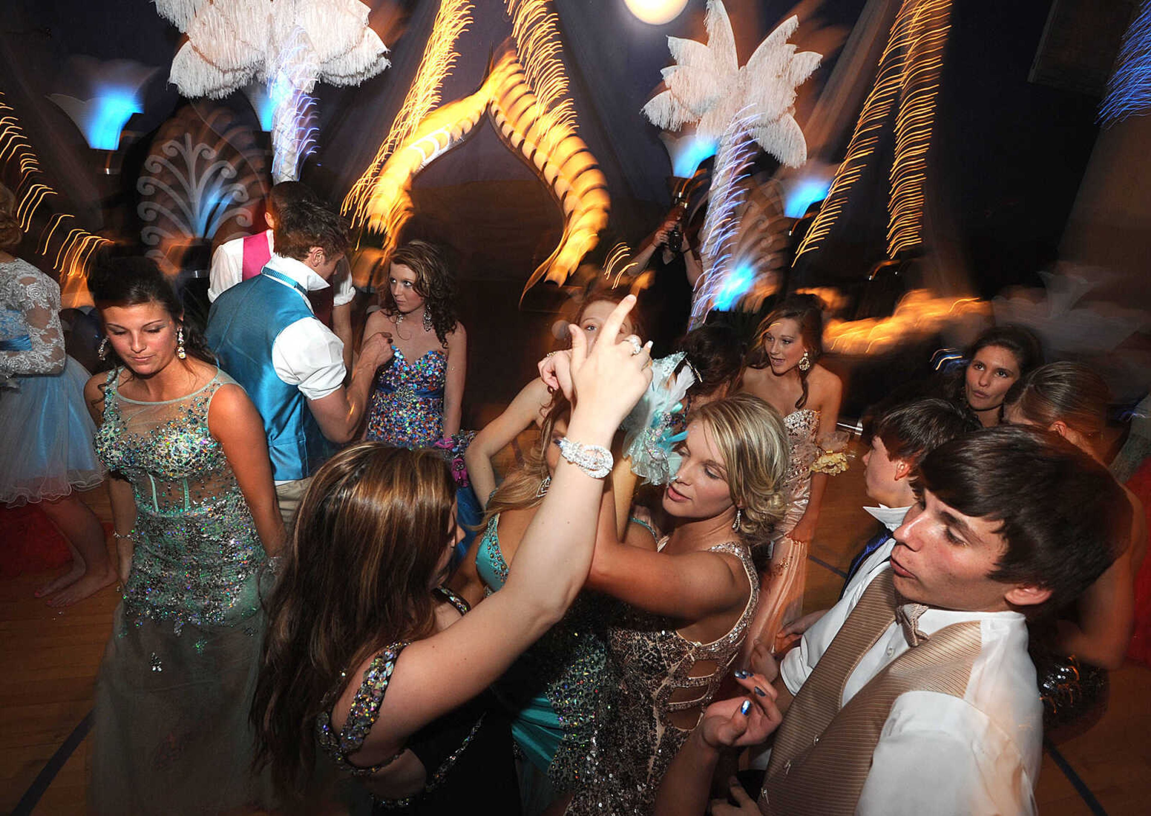 LAURA SIMON ~ lsimon@semissourian.com

Oran High School held its prom Saturday night, April 12, 2014, inside the school's gymnasium.