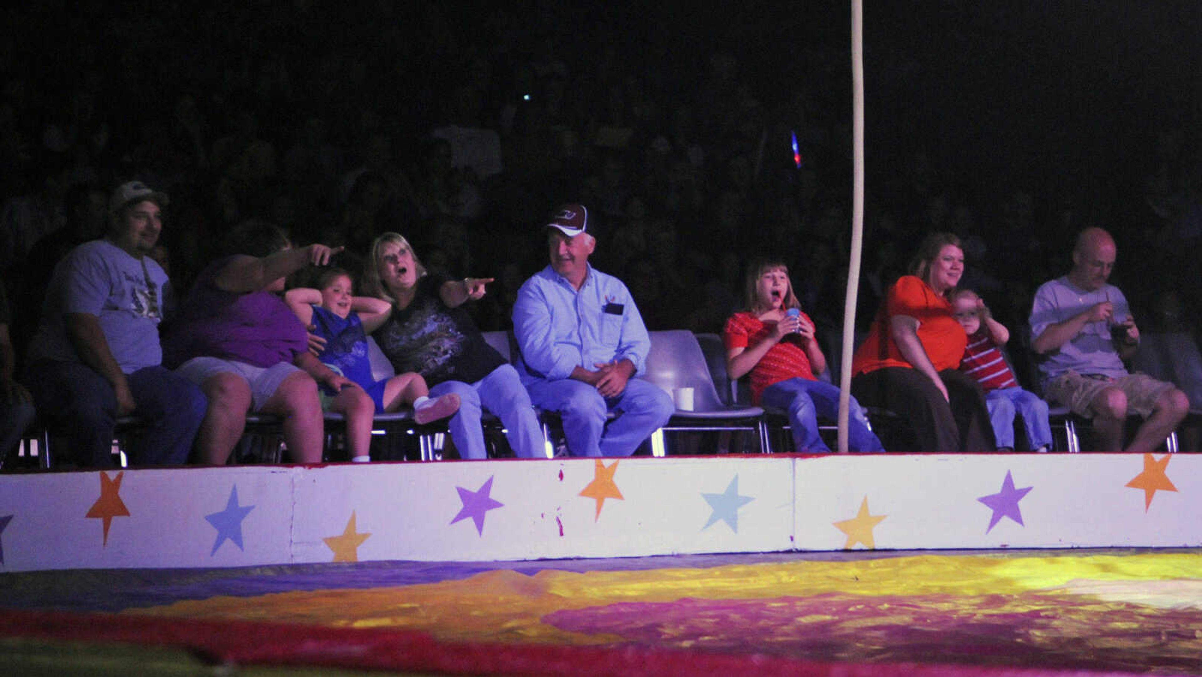 KRISTIN EBERTS ~ keberts@semissourian.com

Spectators enjoy the Piccadilly Circus at the Show Me Center in Cape Girardeau, Mo., on Thursday, April 29, 2010.