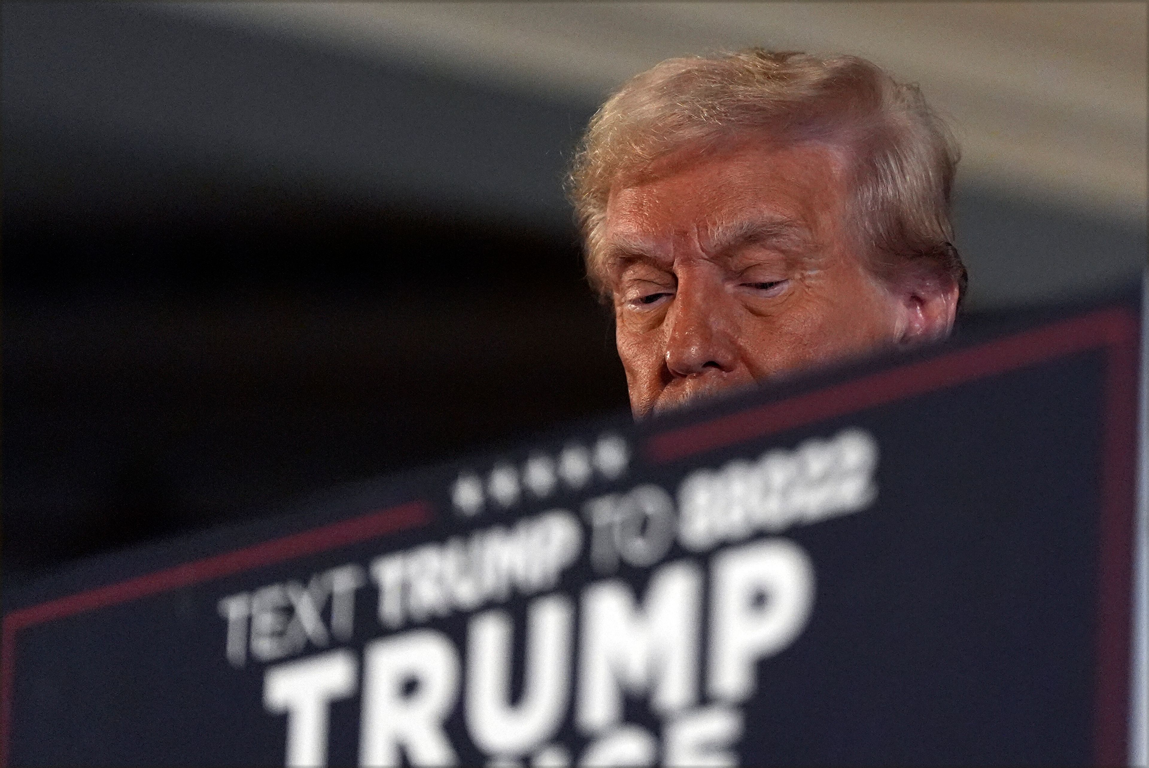 Republican presidential nominee former President Donald Trump speaks during a news conference at his Mar-a-Lago estate, Tuesday, Oct. 29, 2024, in Palm Beach, Fla. (AP Photo/Julia Demaree Nikhinson)