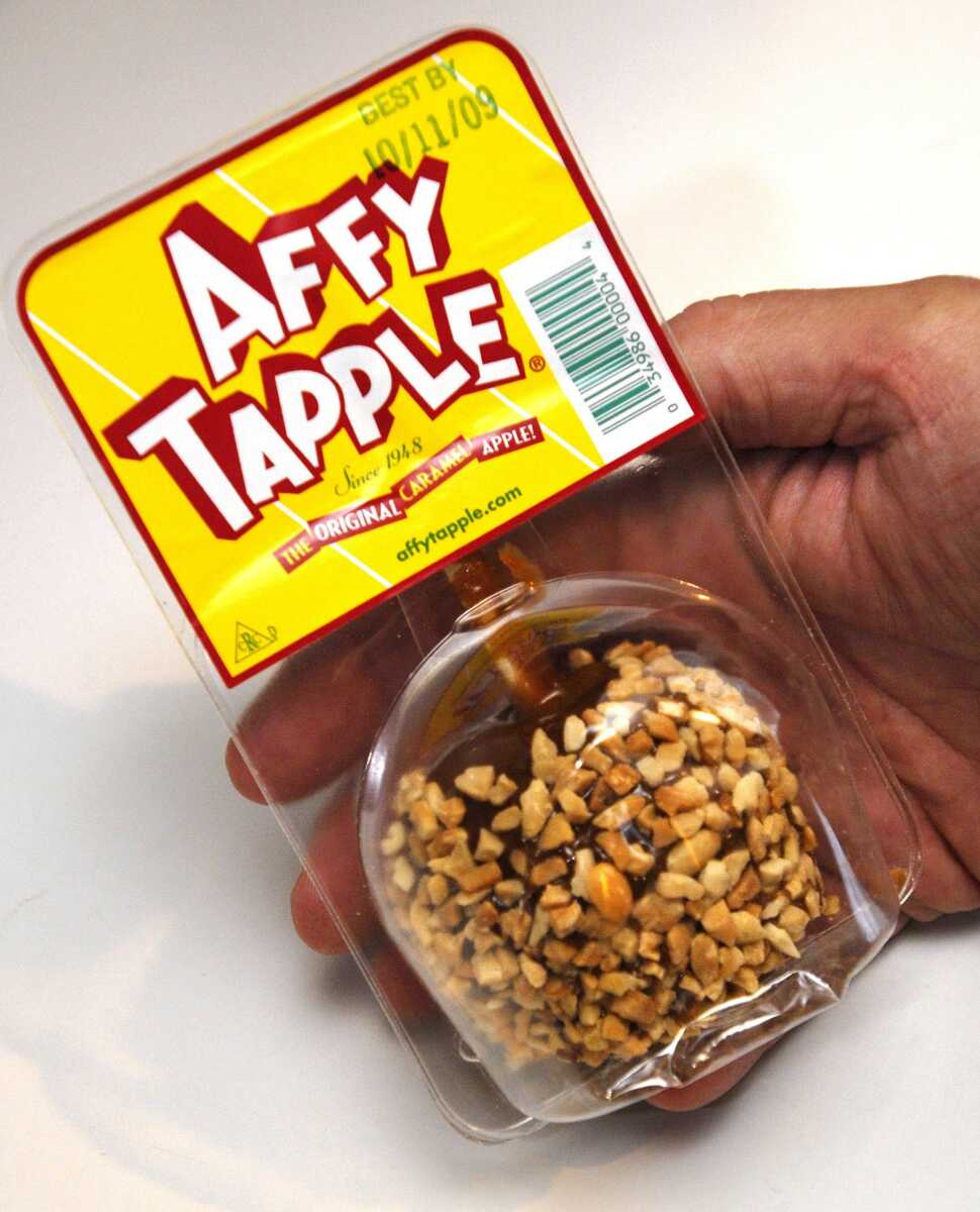 The Chicago-based Affy Tapple Company claims it has manufactured the original caramel apple since 1948. (Fred Lynch)