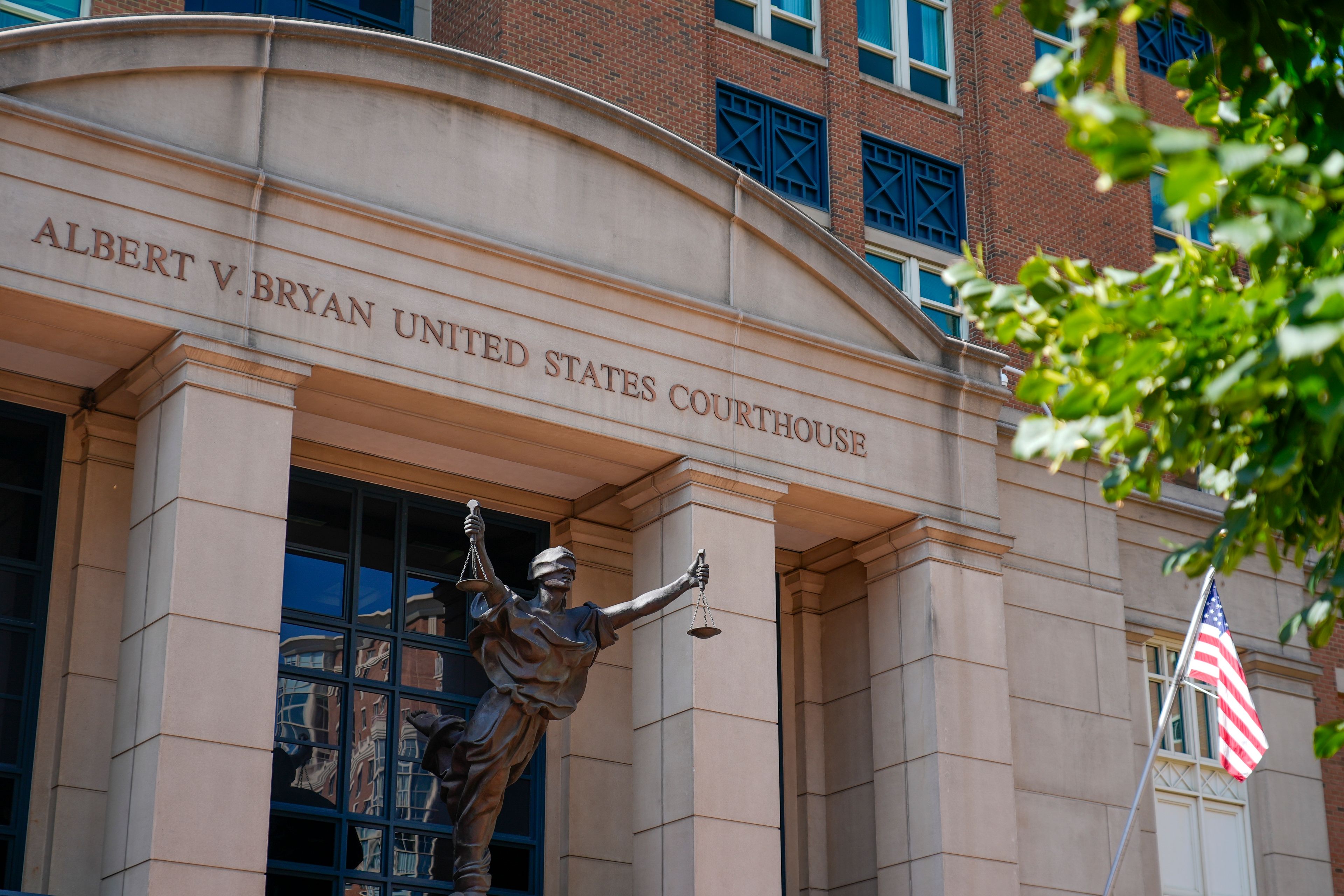 The U.S. District Court for the Eastern District of Virginia is seen Monday, Sept. 9, 2024, in Alexandria, Va. One month after a judge declared Google's search engine an illegal monopoly, the tech giant faces another antitrust lawsuit that threatens to break up the company, this time over its advertising technology. (AP Photo/Stephanie Scarbrough)