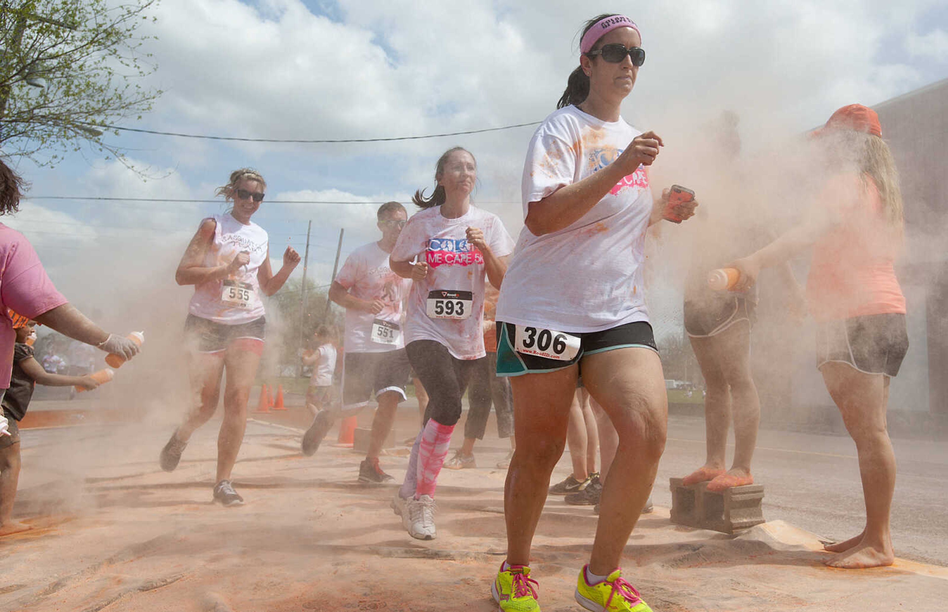 ADAM VOGLER ~ avogler@semissourian.com
The Color Me Cape 5k Saturday, April 12, in Cape Girardeau.